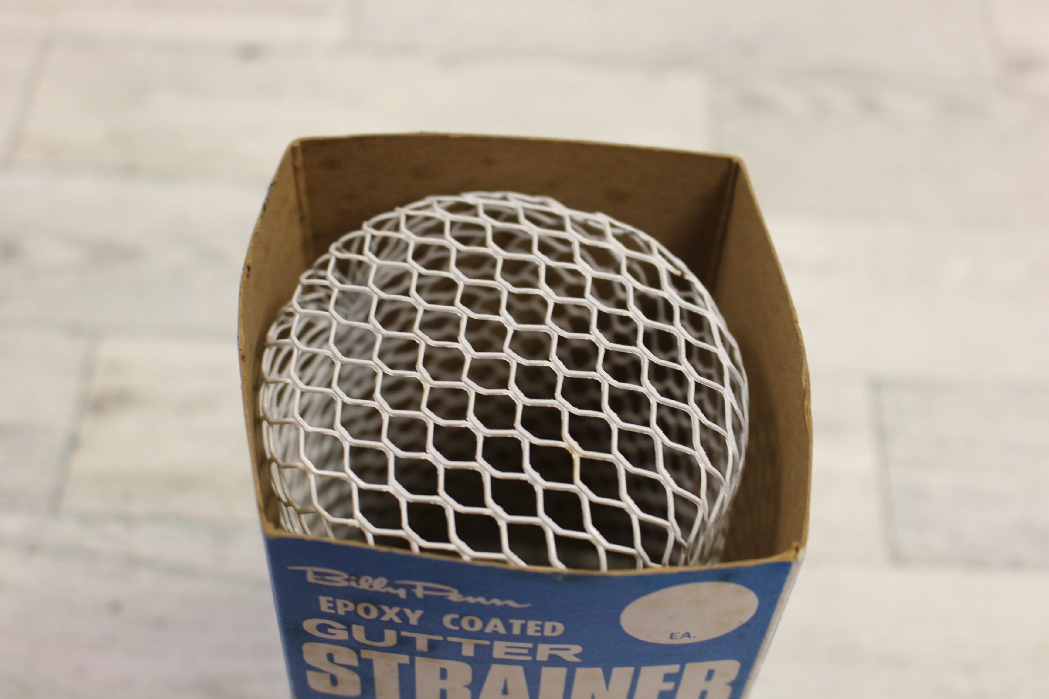 Billy Penn Epoxy Cotaed Gutter Strainer - White - 3" - New - Image 3