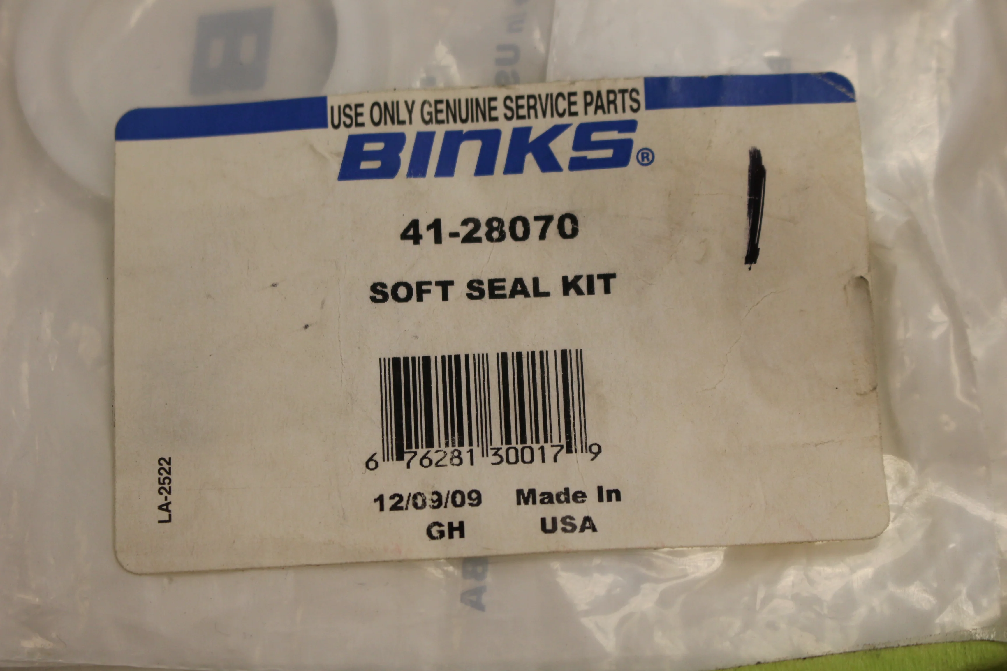 Binks Soft Seal Kit, 41-28070 - Image 2
