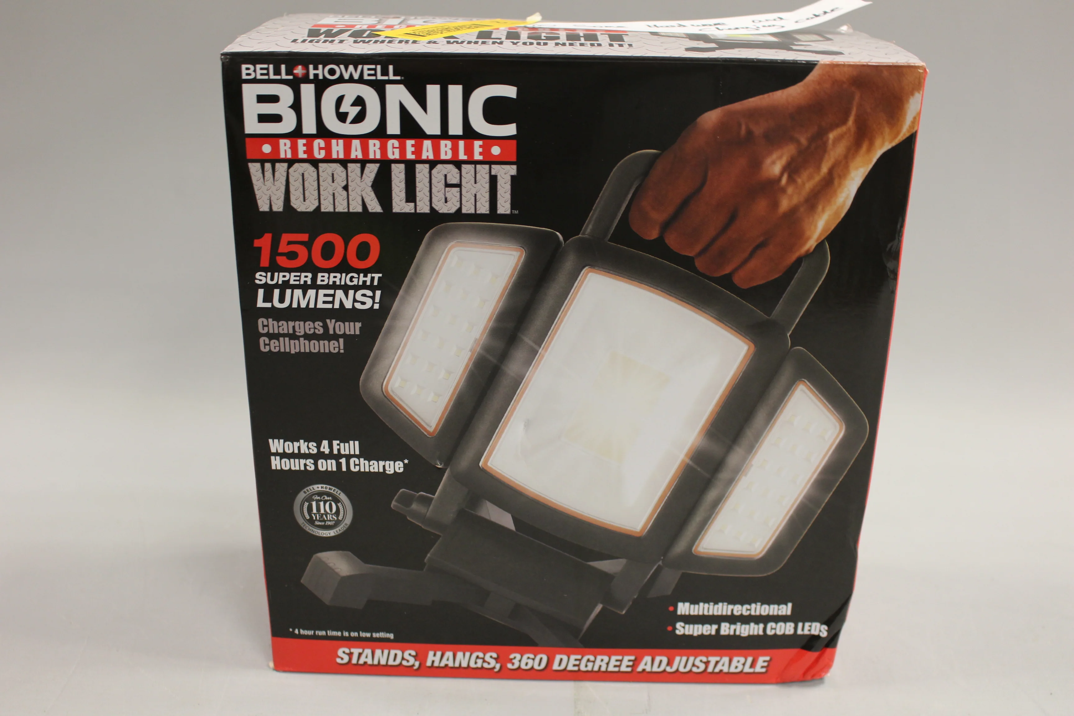 Bionic Rechargeable Work Light - 1500 Lumens - Used