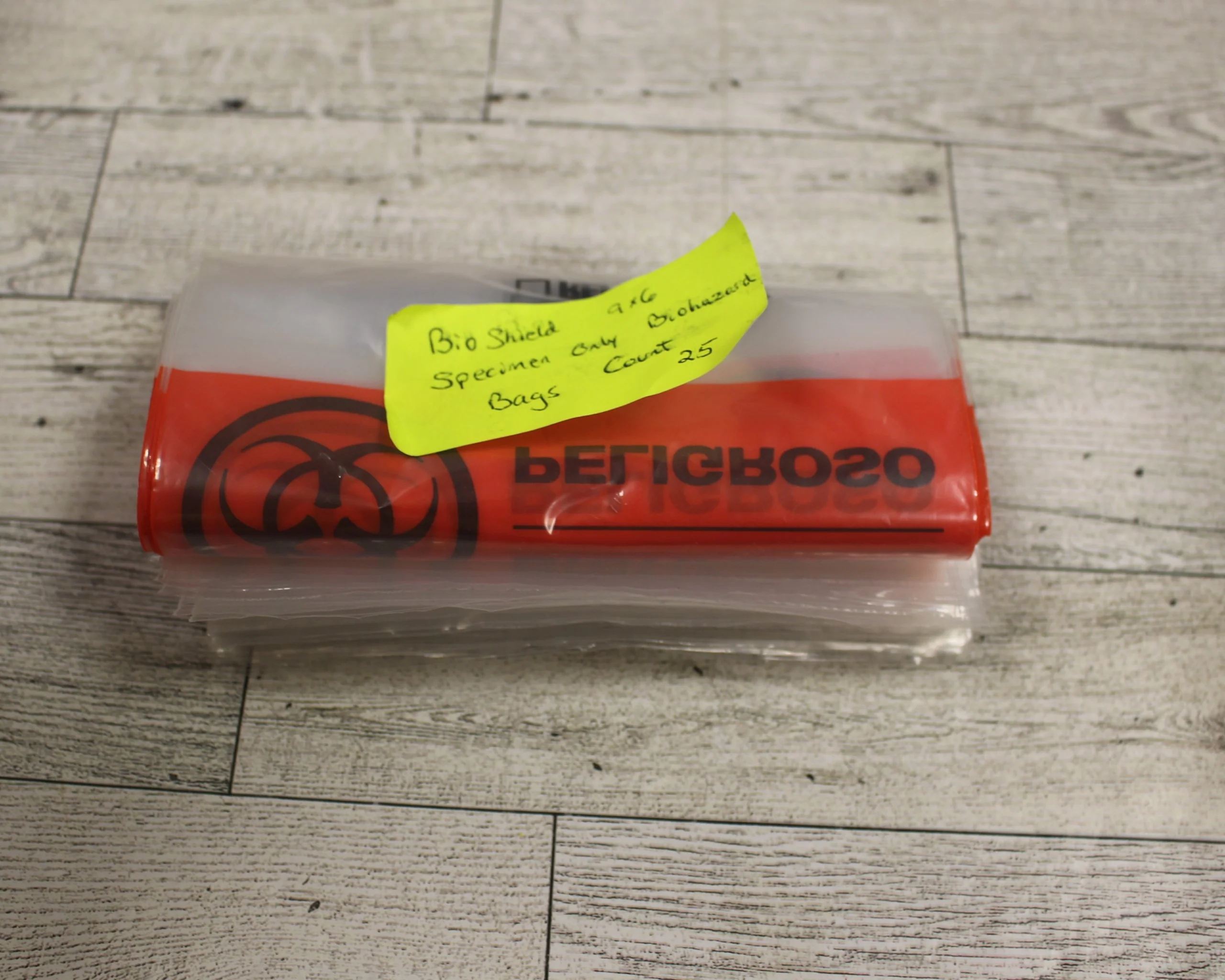 BioShield Biohazard Ziploc Specimen Bag - 6" x 9" - Set of 25 - New - Image 2