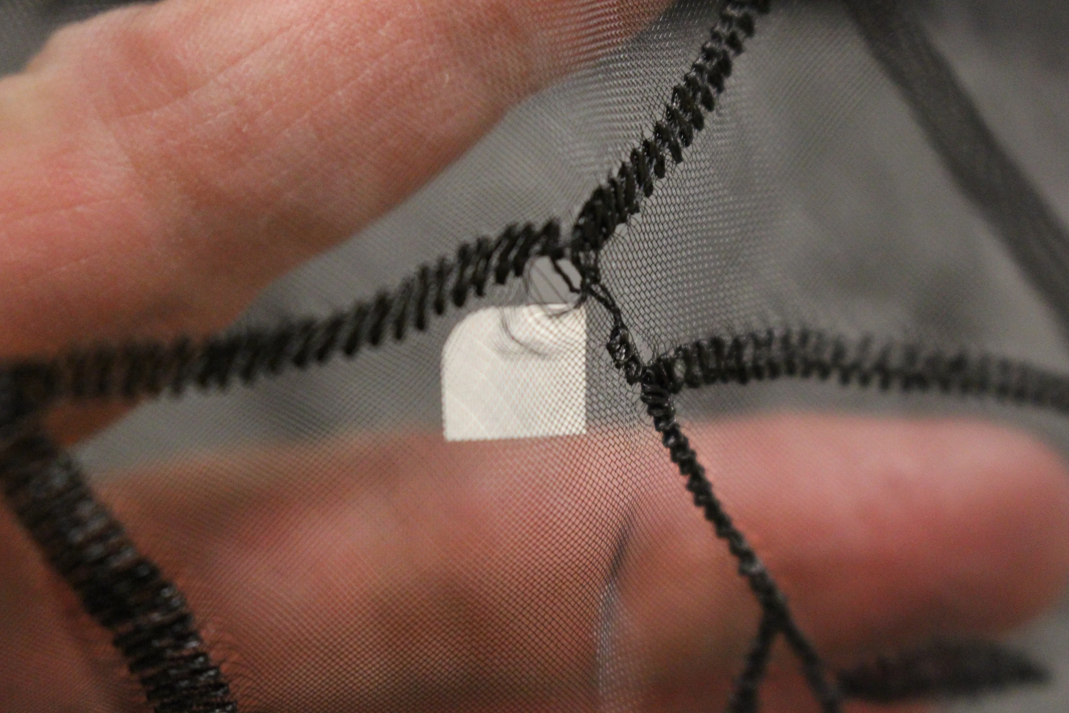 Black Organza Table Top Sash - 70" x 66" - Set of 5 - Used - Image 8
