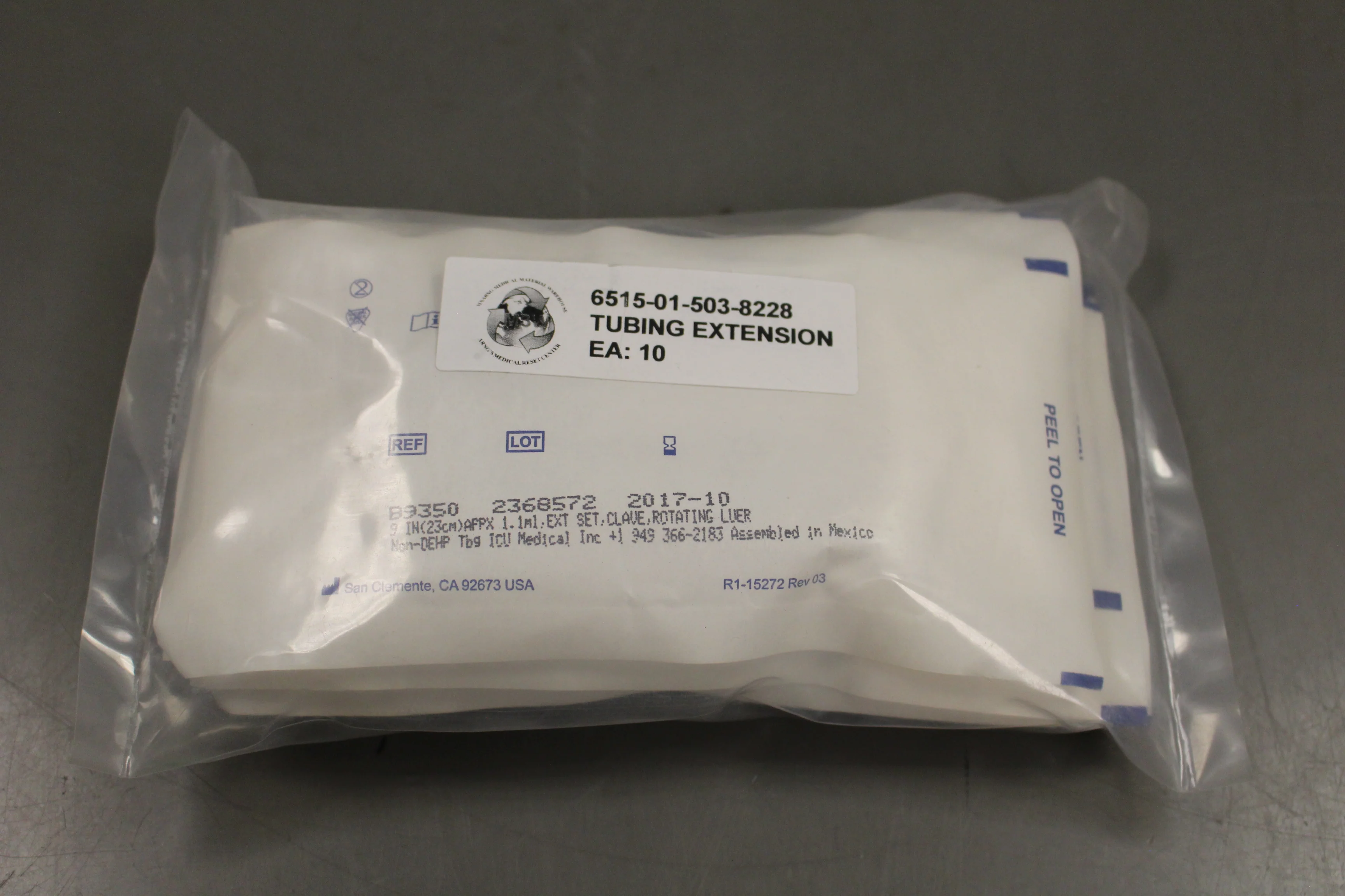 Blood-Fluid Warmer Extension Tubing, Set of 10, Exp 2017, New - Image 2