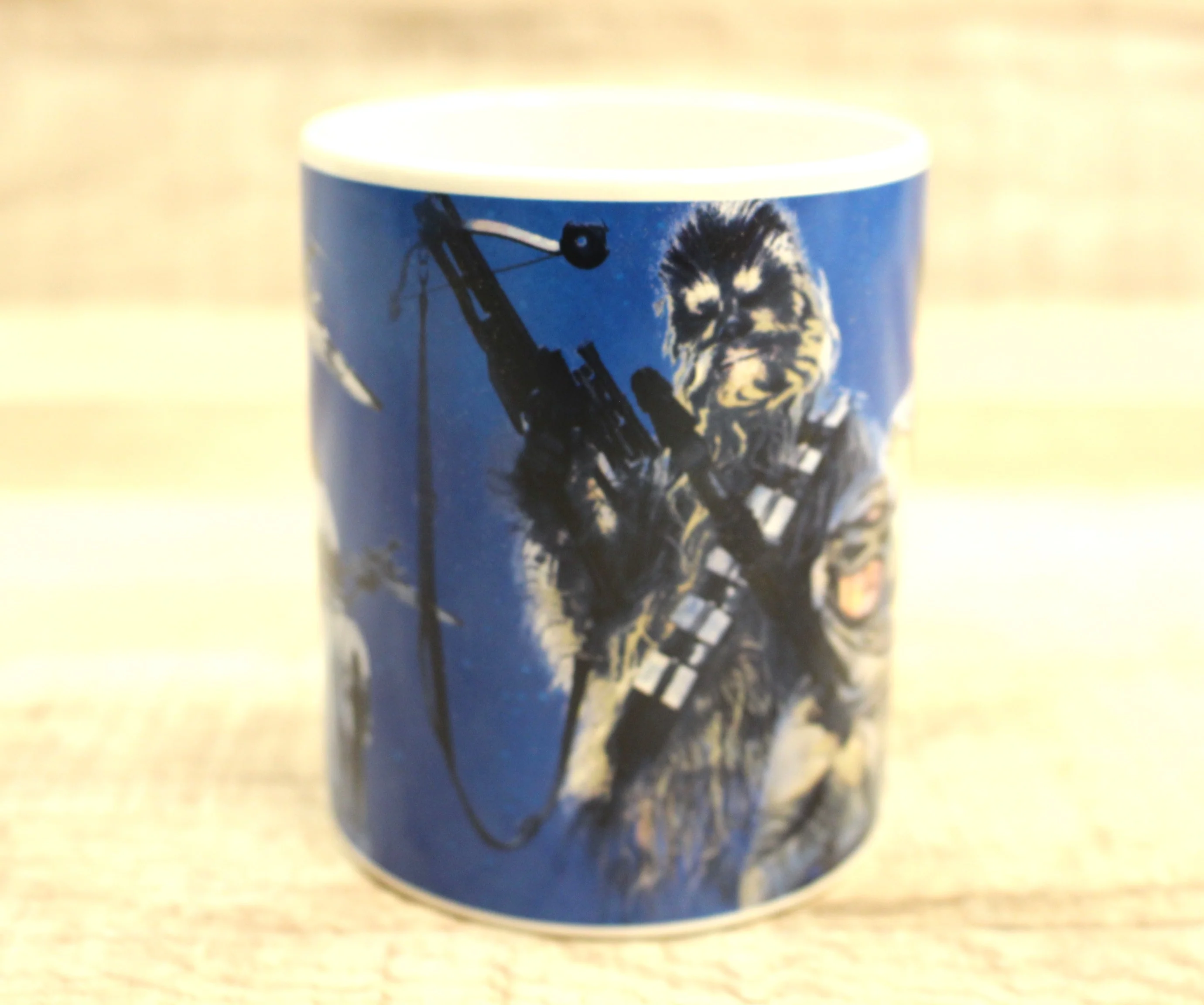 Blue Galerie Star Wars Coffee/Tea Cup/Mug - With Chewbacca, Finn, C-3PO, R2-D2, BB-8 - New - Image 3