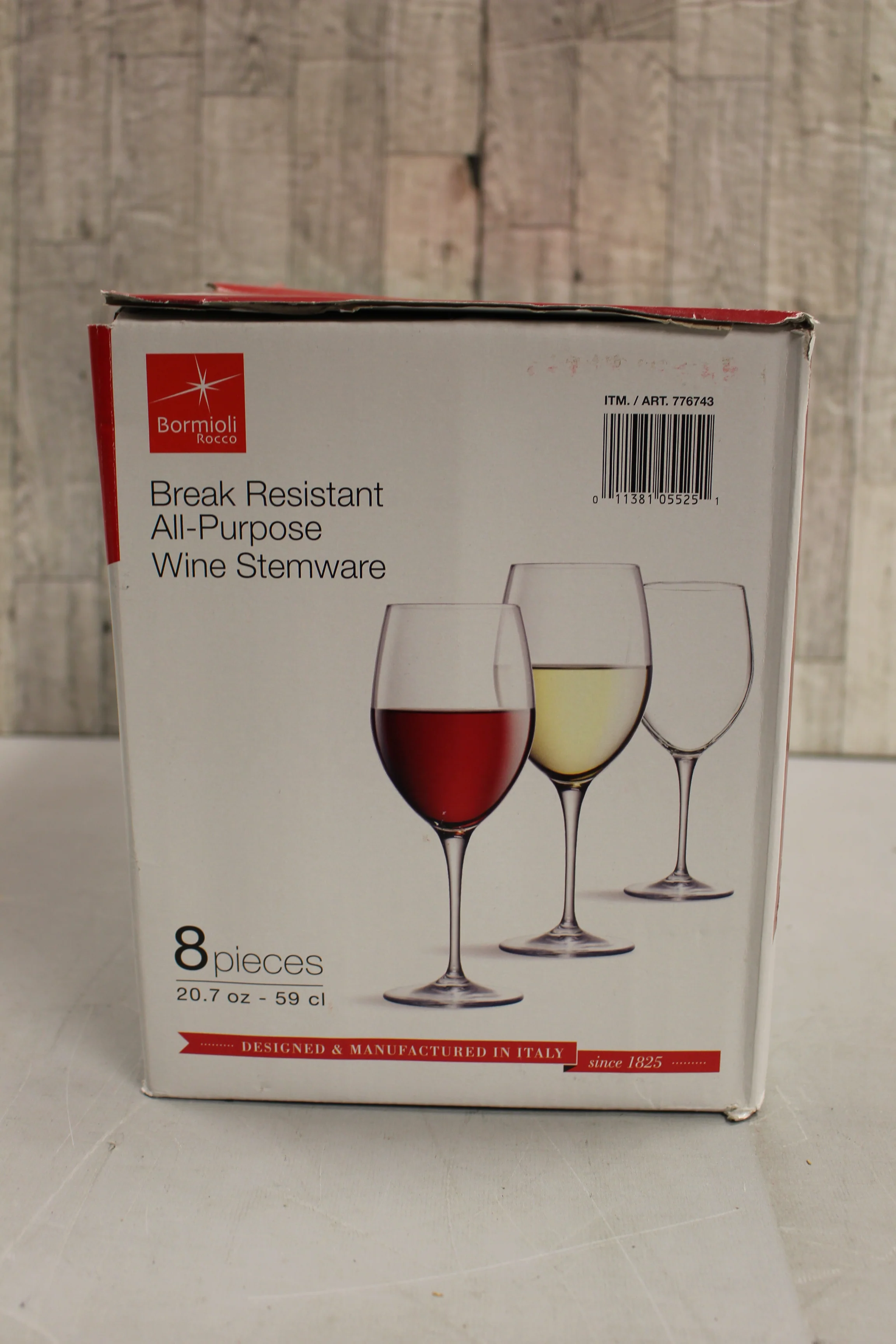 Bormioli Rocco Break Resistant 20.7 Oz. Wine Stemware - 8 pieces - New - Image 8