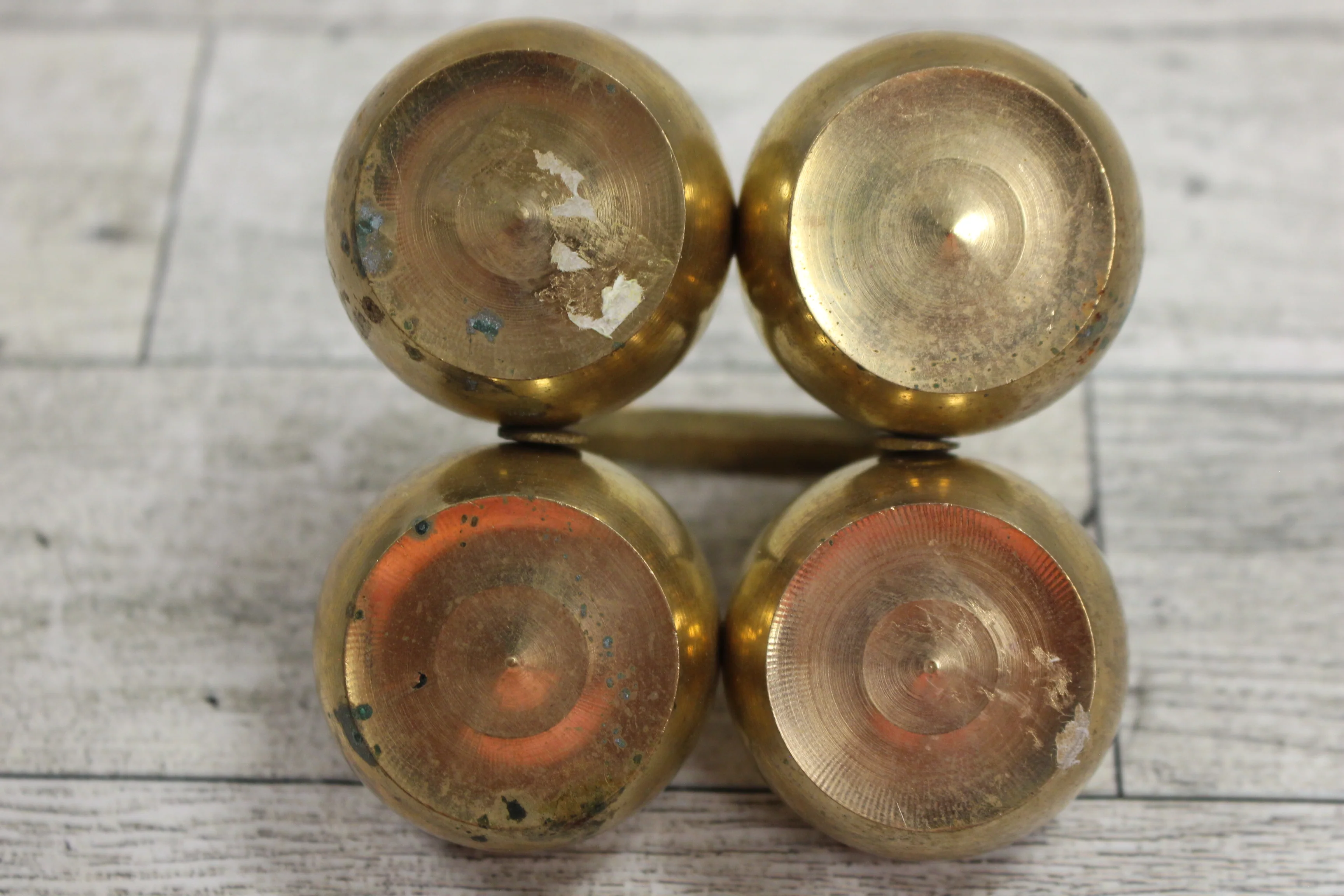 Brass Chowmukh Haldi 4 Bowl Holder - Used - Image 5