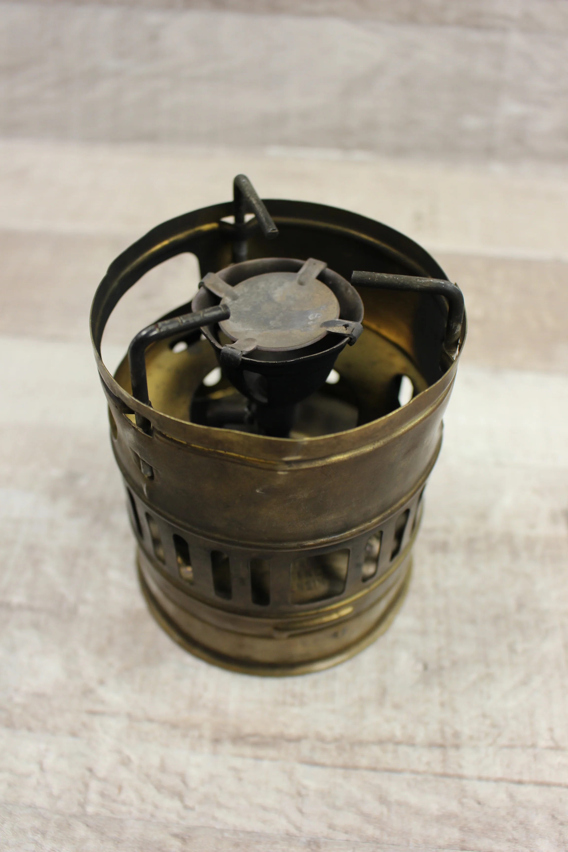 Brass Swedish Benzoline Lamp Petrol Essence Bensin Vintage Camp Stove (#2) -Used - Image 3