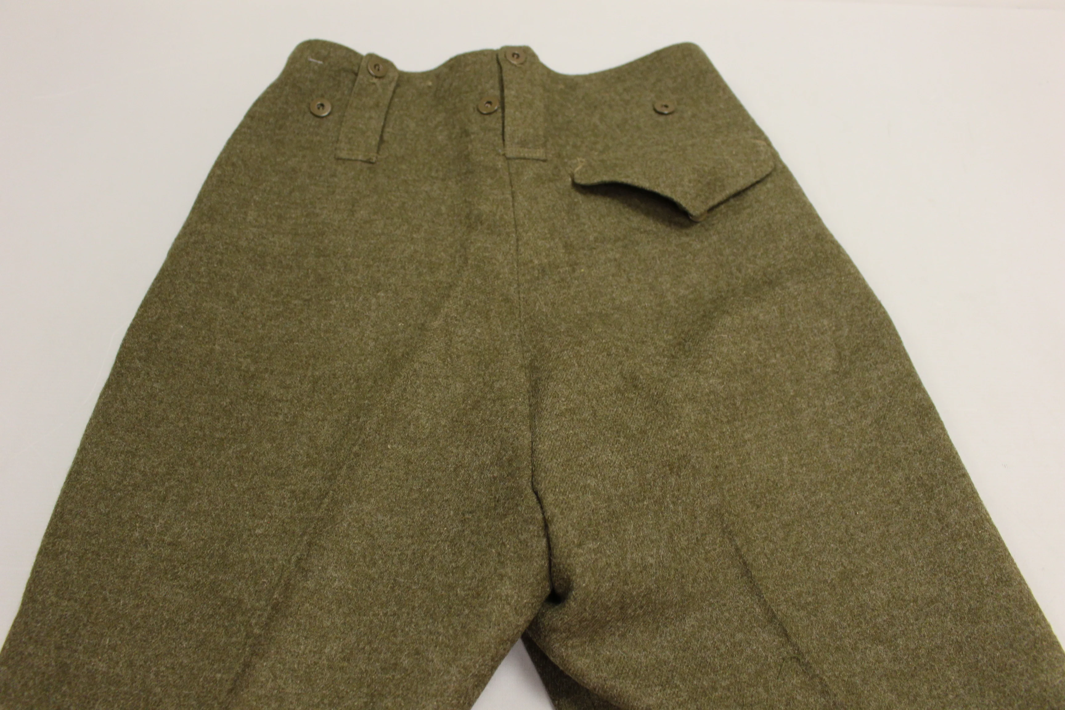 British 1951 Battle Dress Serge Trousers - Size. No 3 - Used - Image 4