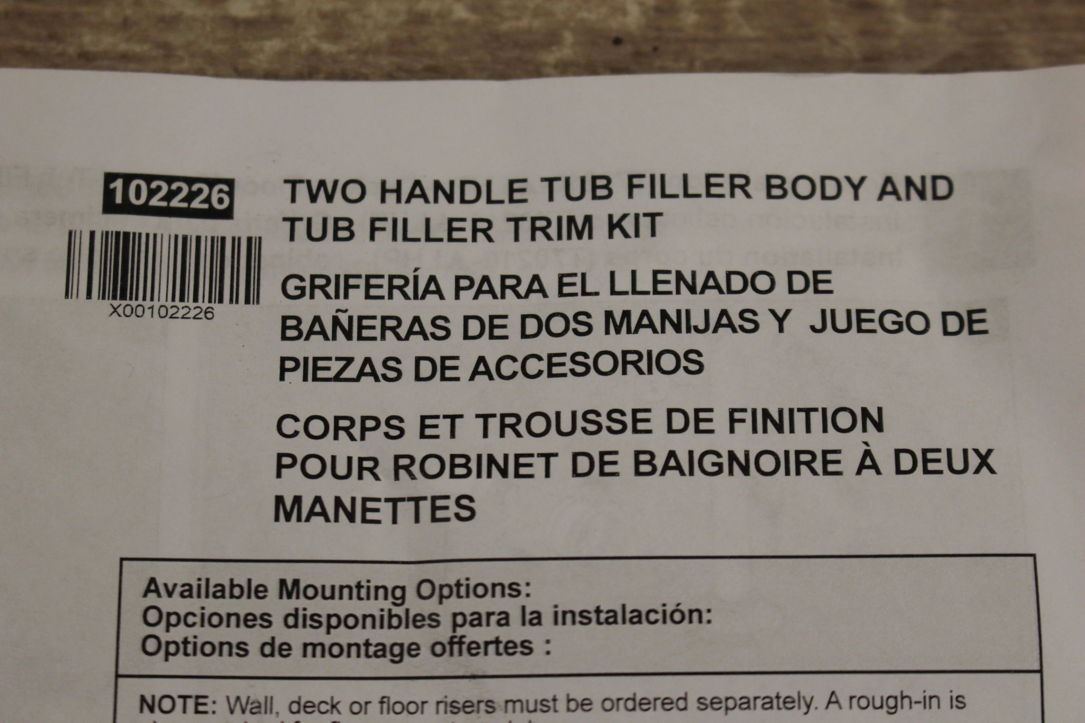 BrizoT70342-PN Atavis Two Handle Tub Filler Trim Kit with Hand Shower - Image 5