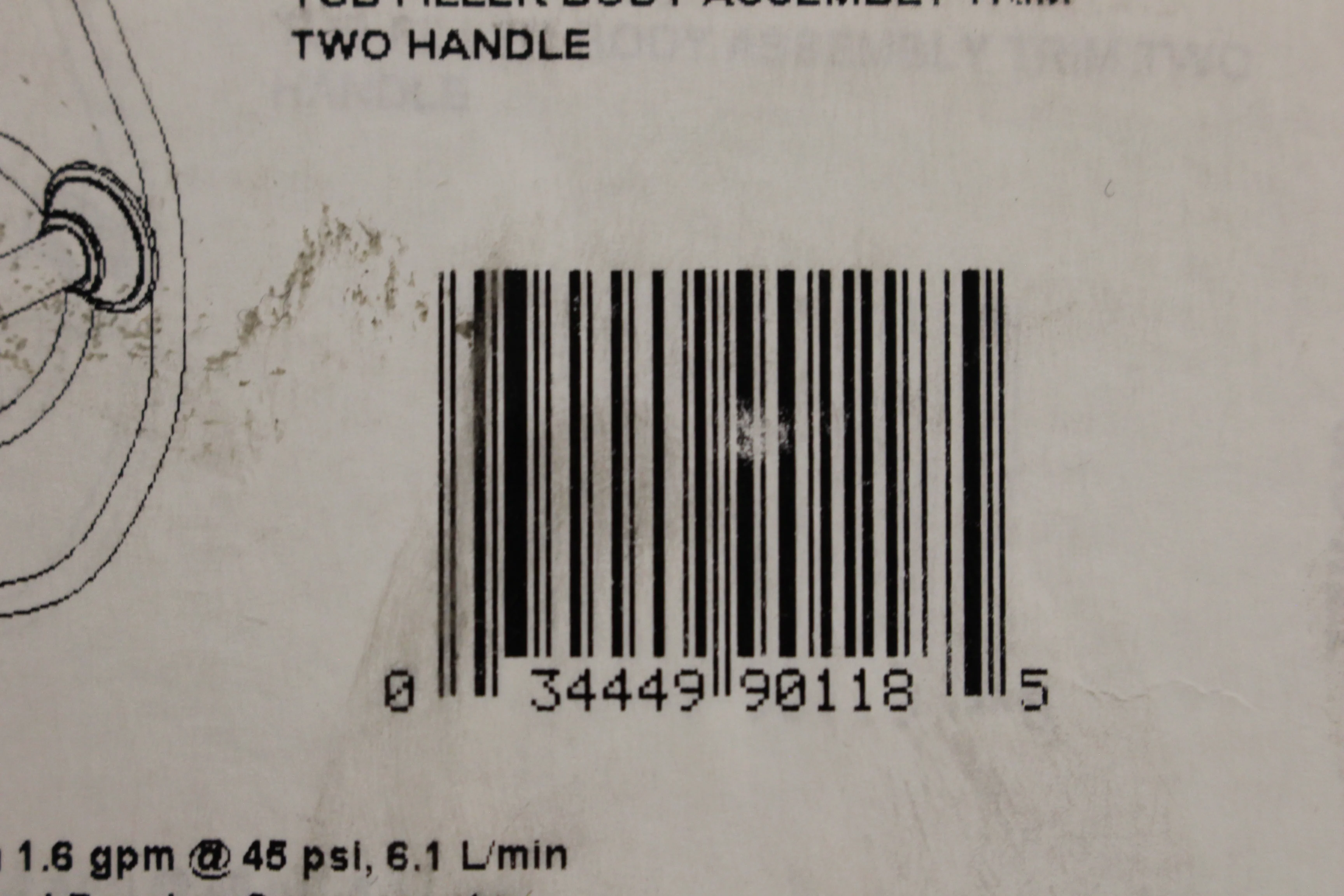 BrizoT70342-PN Atavis Two Handle Tub Filler Trim Kit with Hand Shower - Image 7