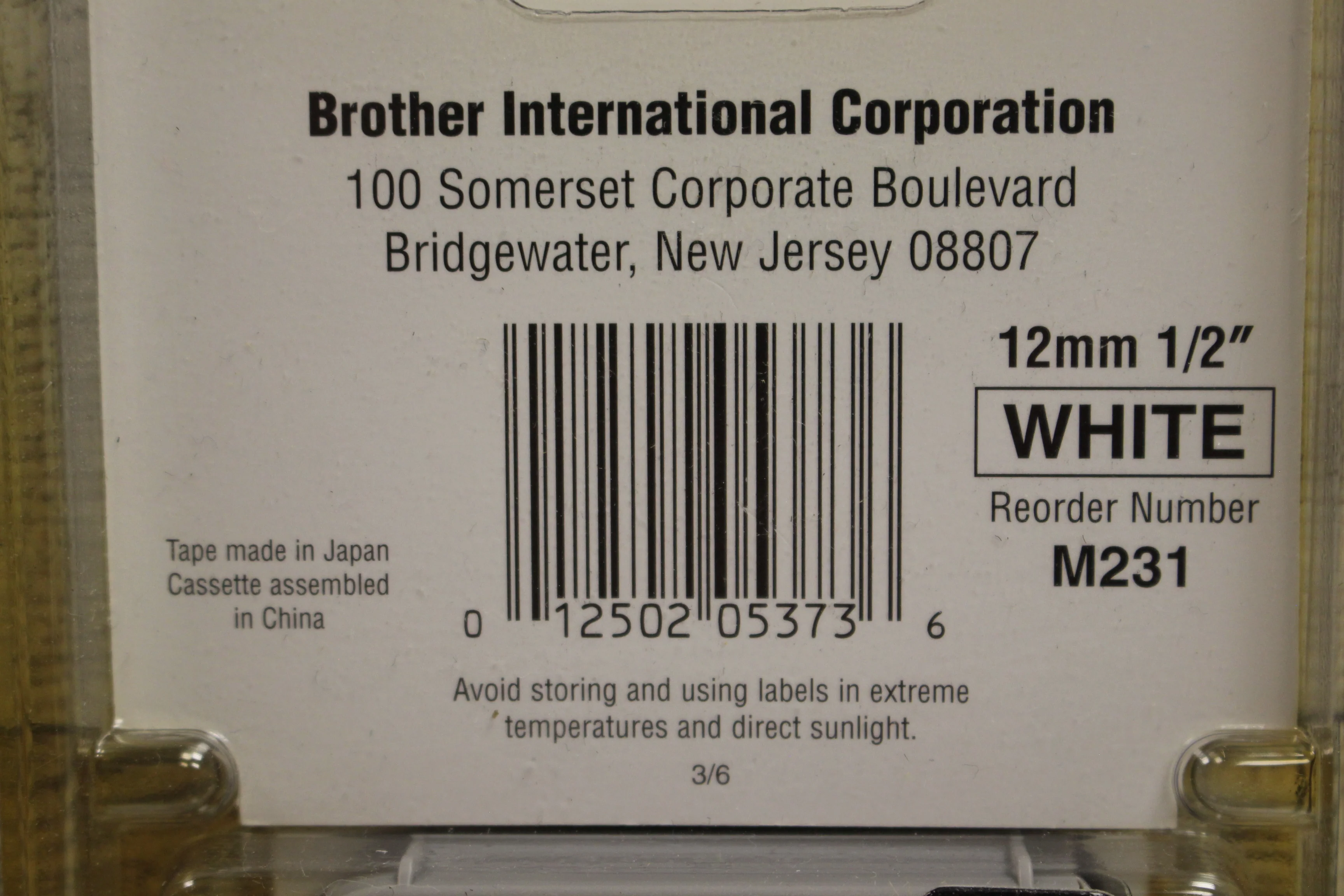 Brother P-touch M-231 Tape - 1/2" wide - New - Image 4
