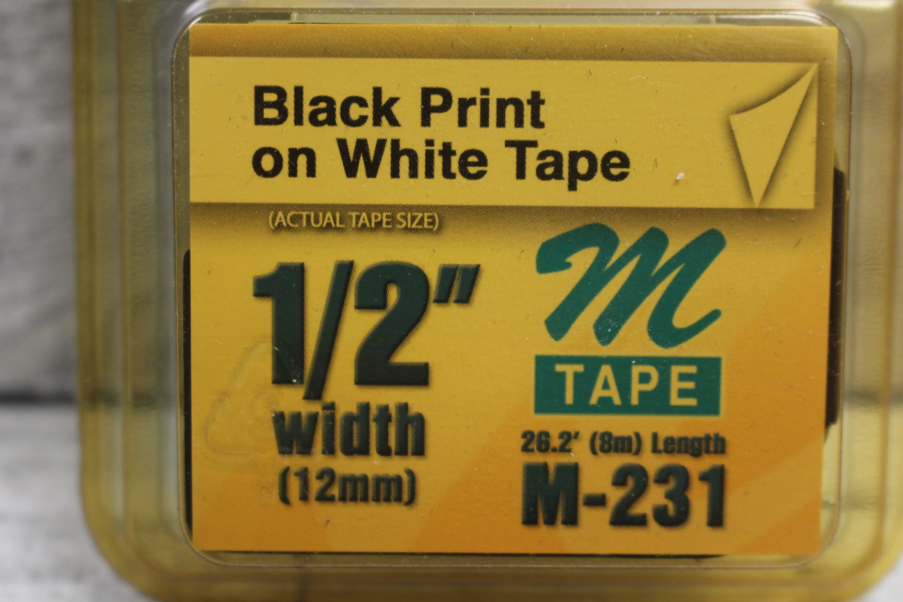 Brother P-touch M-231 Tape - 1/2" wide - New - Image 5