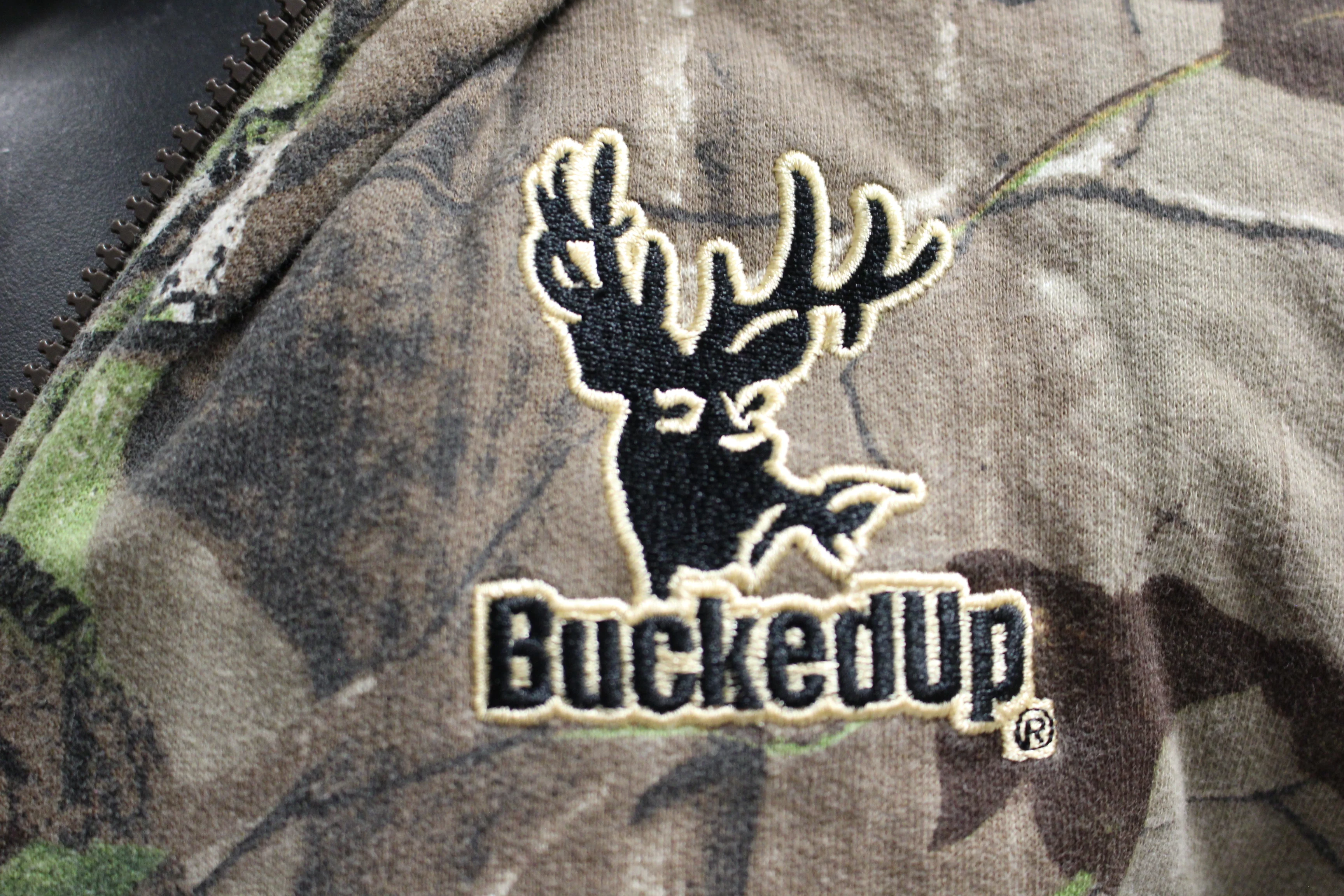 BuckedUp Clothing Zip Up Unisex Jacket Size Small -Used - Image 4