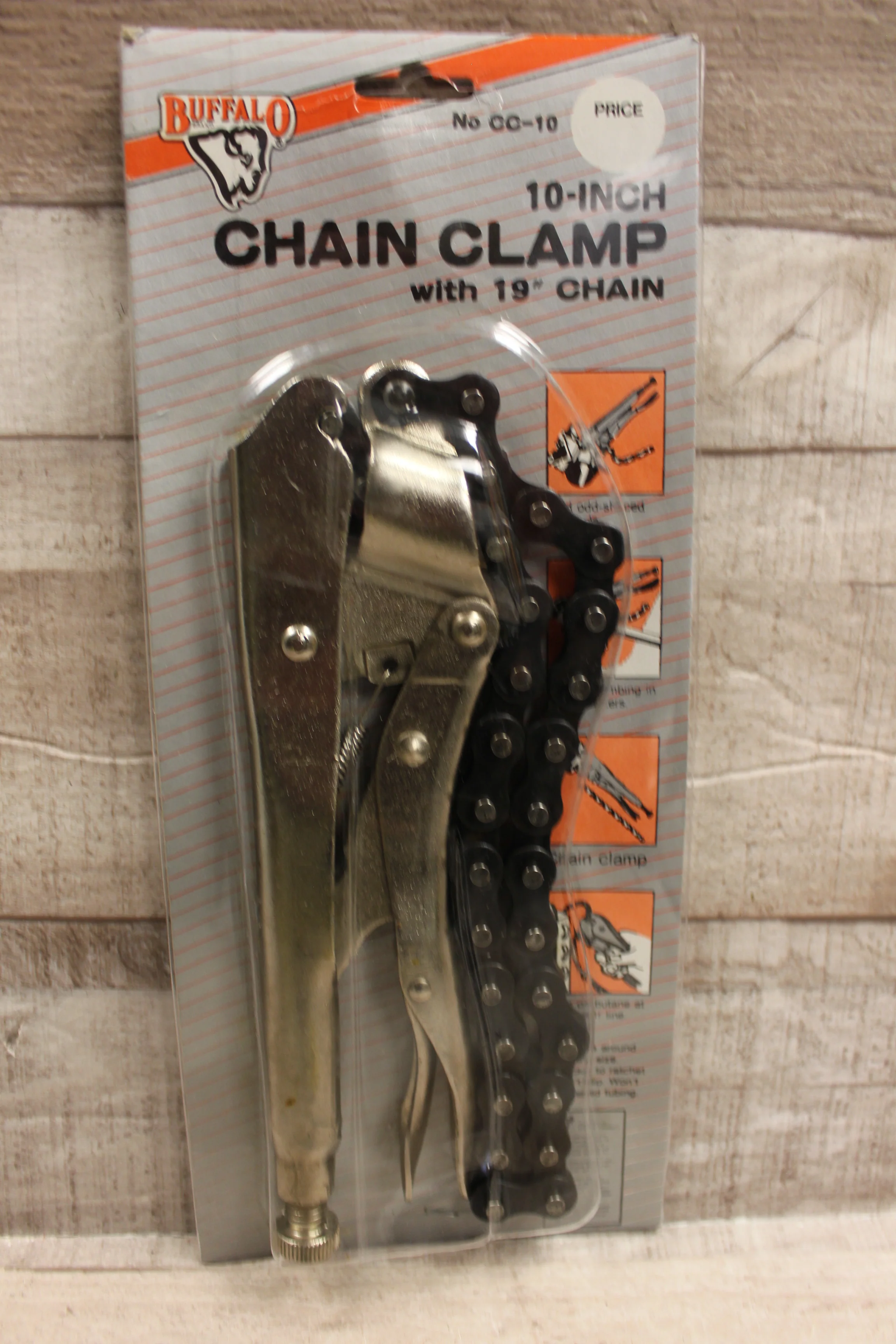 Buffalo 10 Inch Chain Clamp With 19" Chain -New