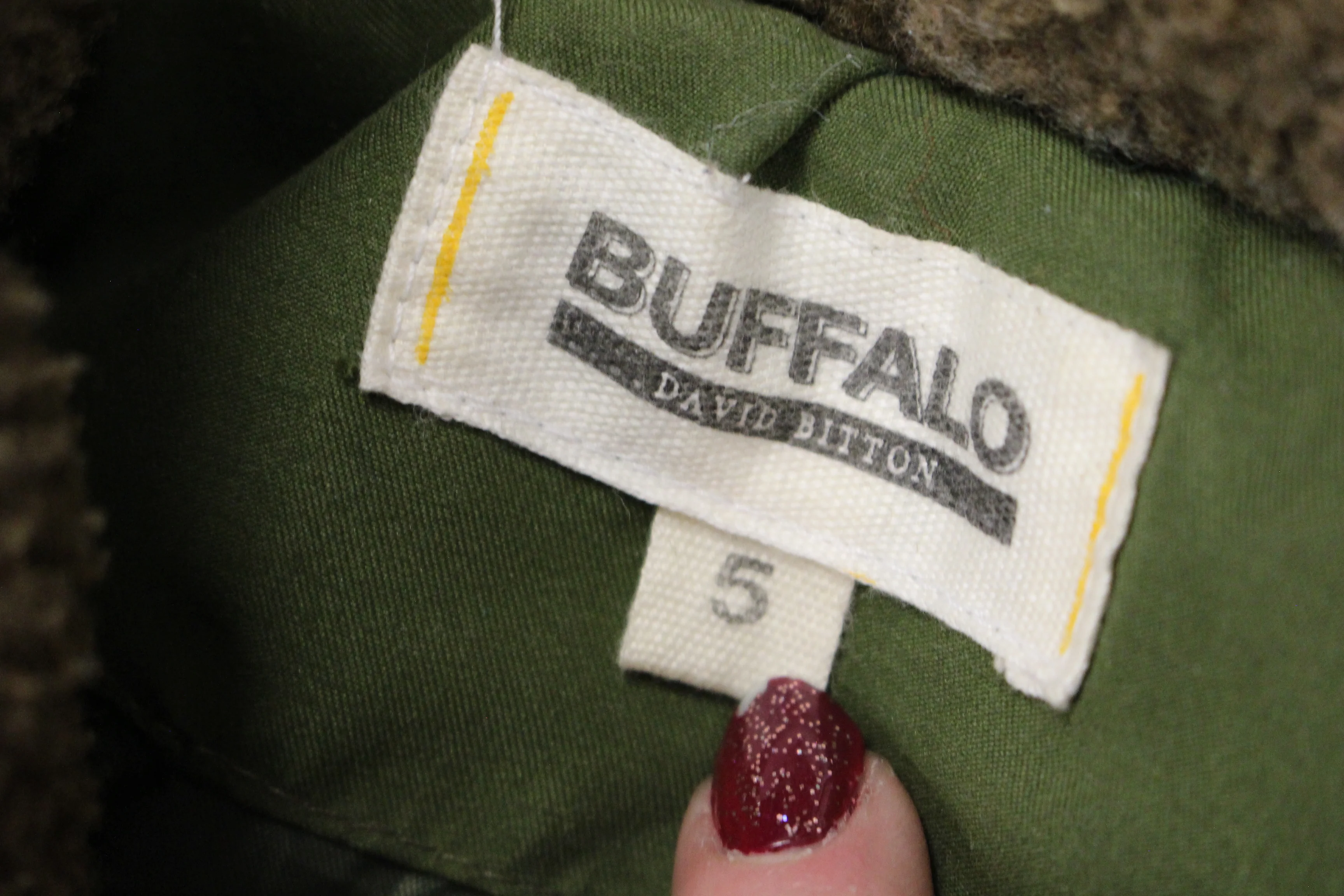 Buffalo David Bitton Tacitical Air Command Military Zip up Jacket Size 5 - Image 4