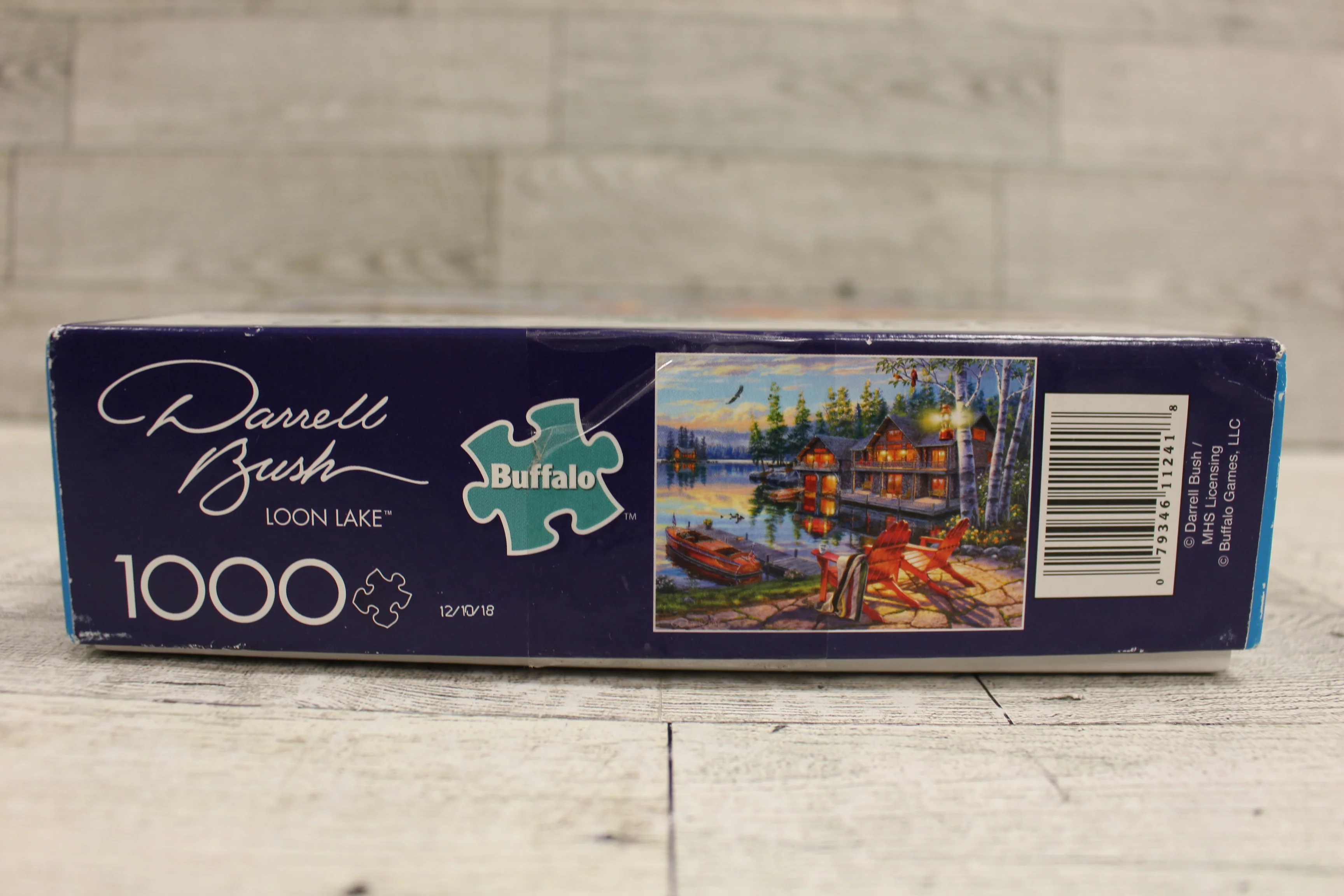 Buffalo Games Darrell Bush LOON LAKE 1000 Piece Puzzle - 26.75" x 19.75" - Used - Image 5