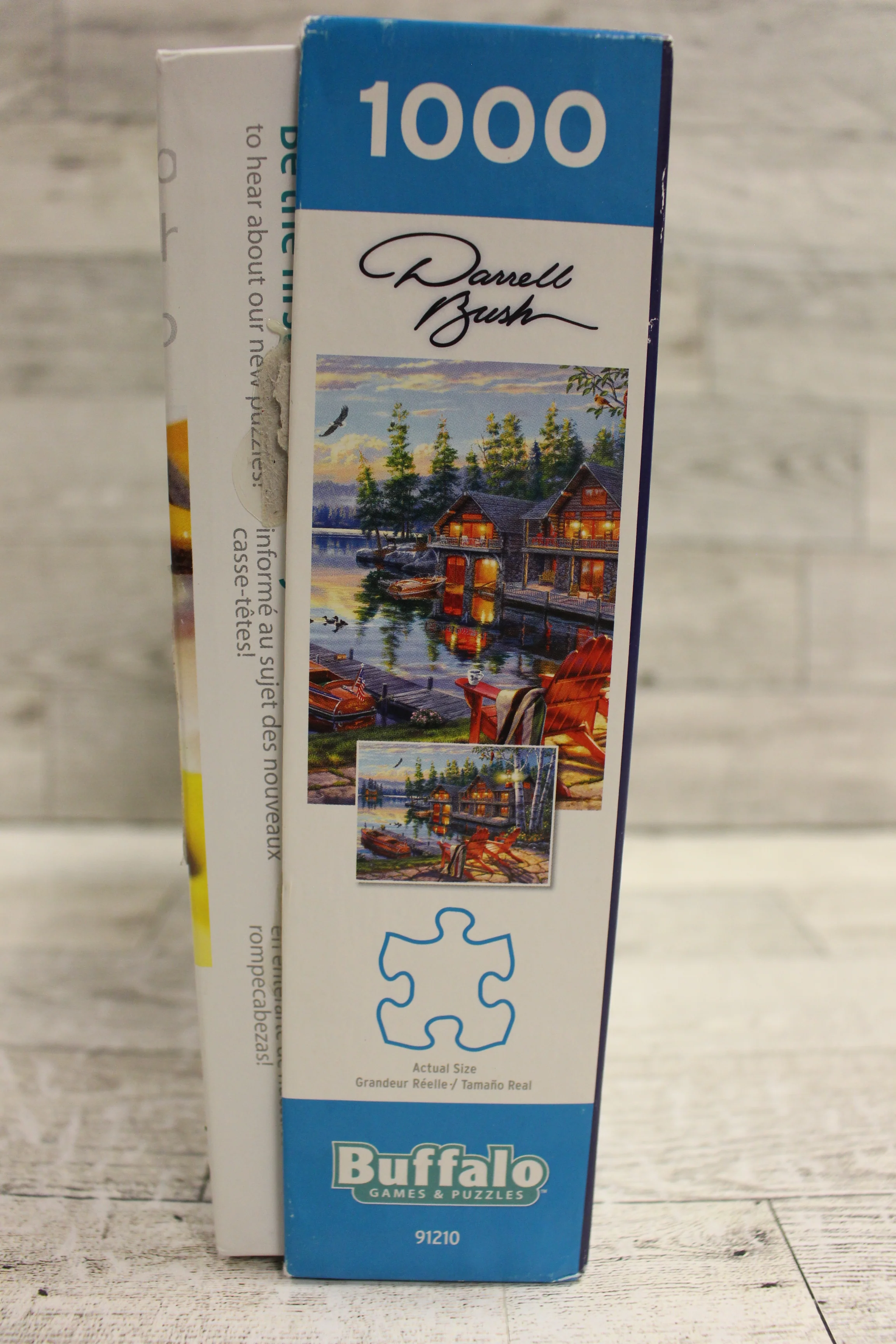 Buffalo Games Darrell Bush LOON LAKE 1000 Piece Puzzle - 26.75" x 19.75" - Used - Image 7
