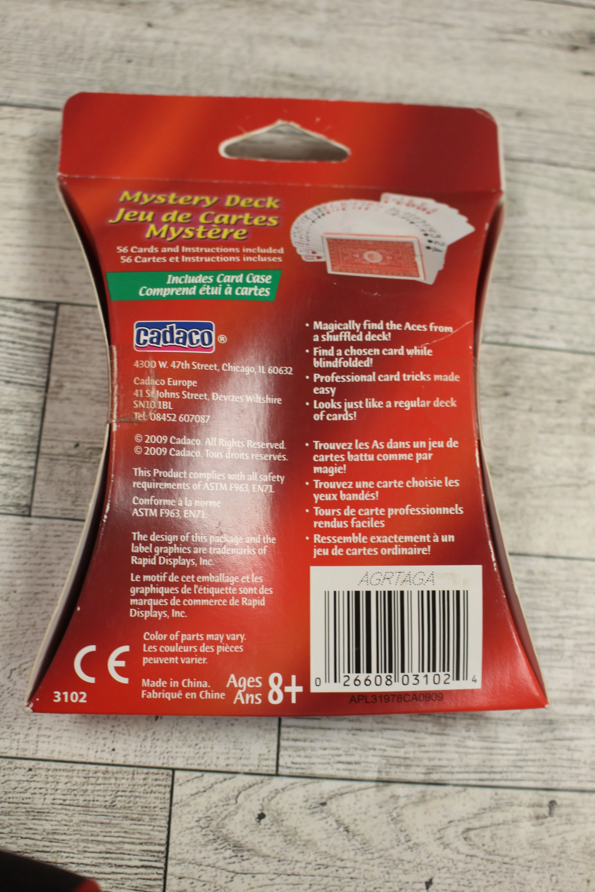 Cadaco Magic Show Mystery Deck - 16 Card Tricks - New - Image 3
