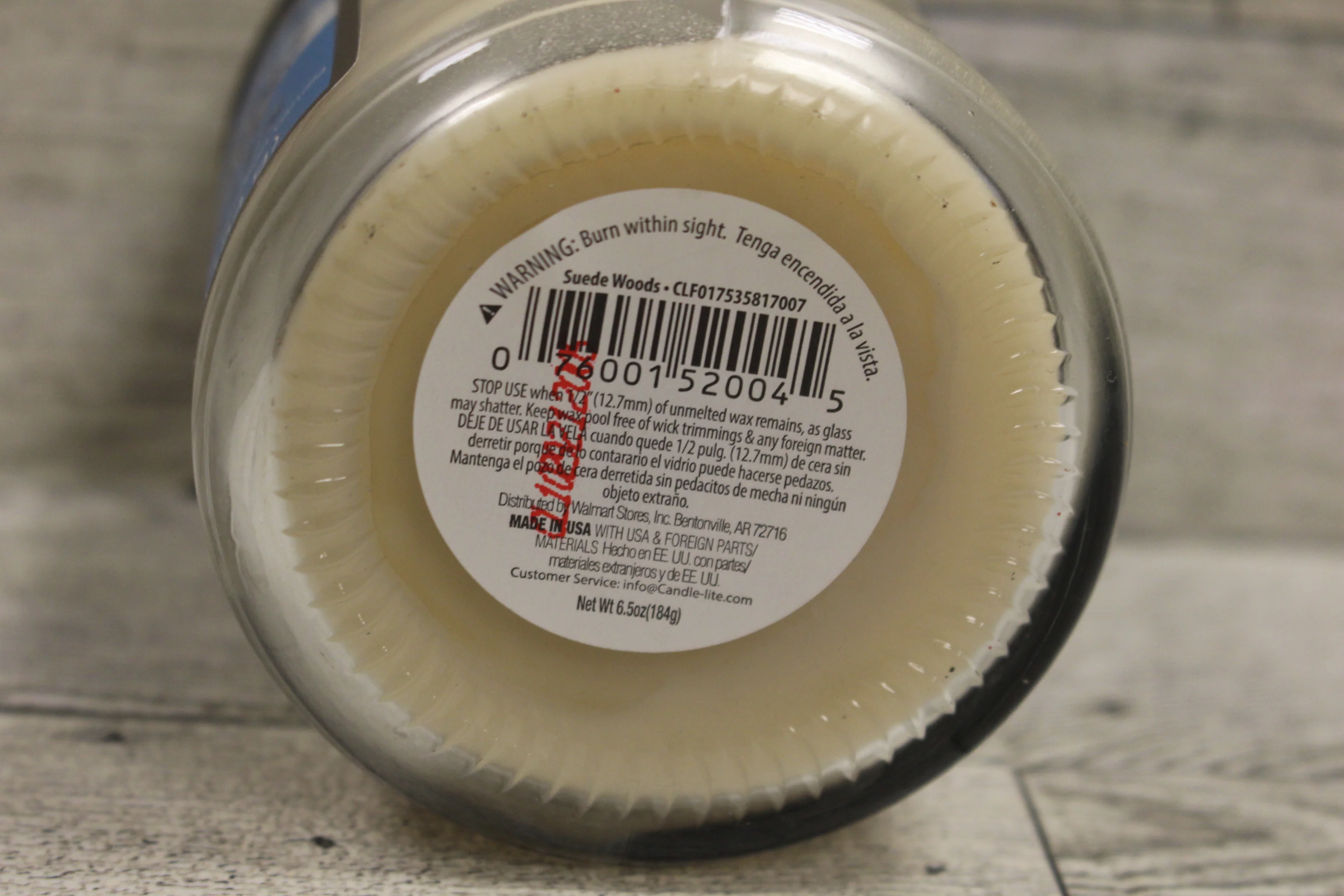 Candle-Lite Suede Woods Candle - 6.5 Oz - New - Image 4