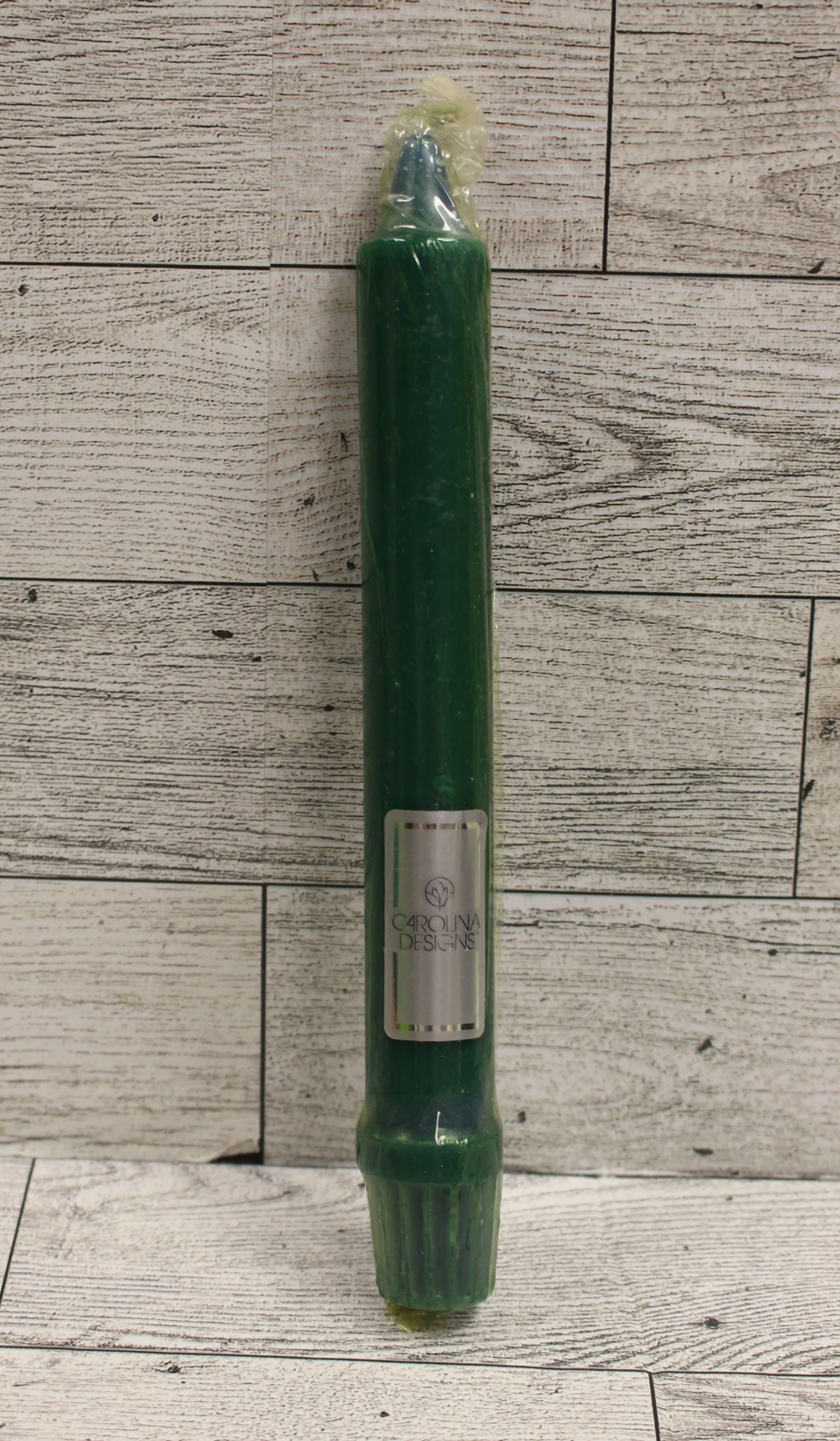 Carolina Designs 8" Taper Candle - Green - New
