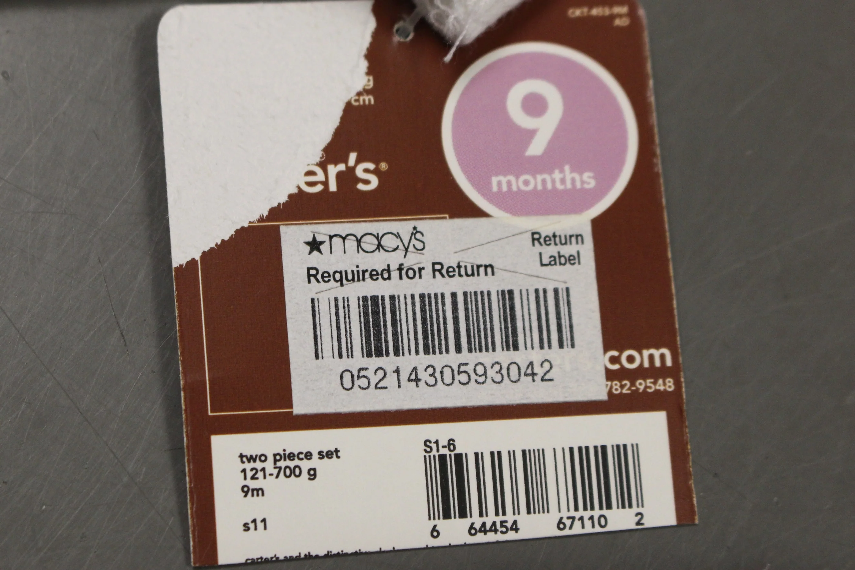 Carter's Mommy's Major Hunk Two Piece Onesie & Camo Pant Set, 9 Months, New - Image 4