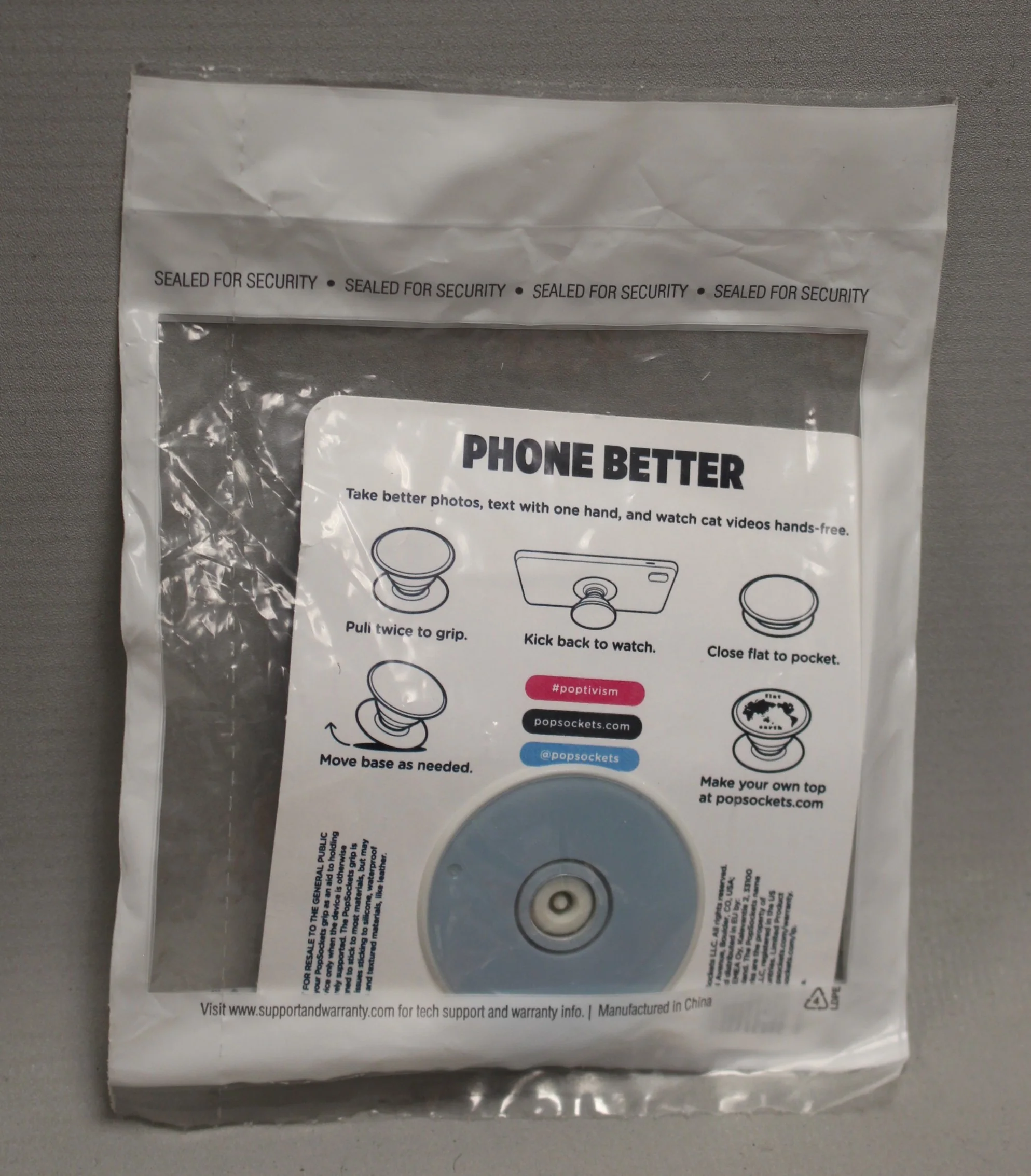 Castle Pop Socket - New Sealed - Image 2