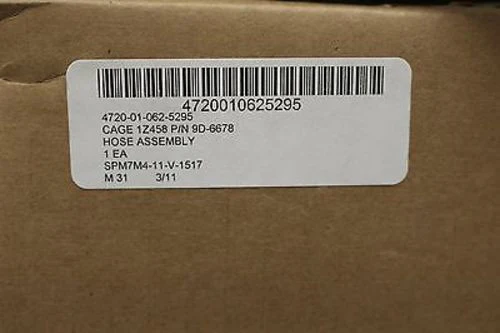 CAT Hose Assembly, P/N: 9D6678, NSN: 4720-01-062-5295, New - Image 2
