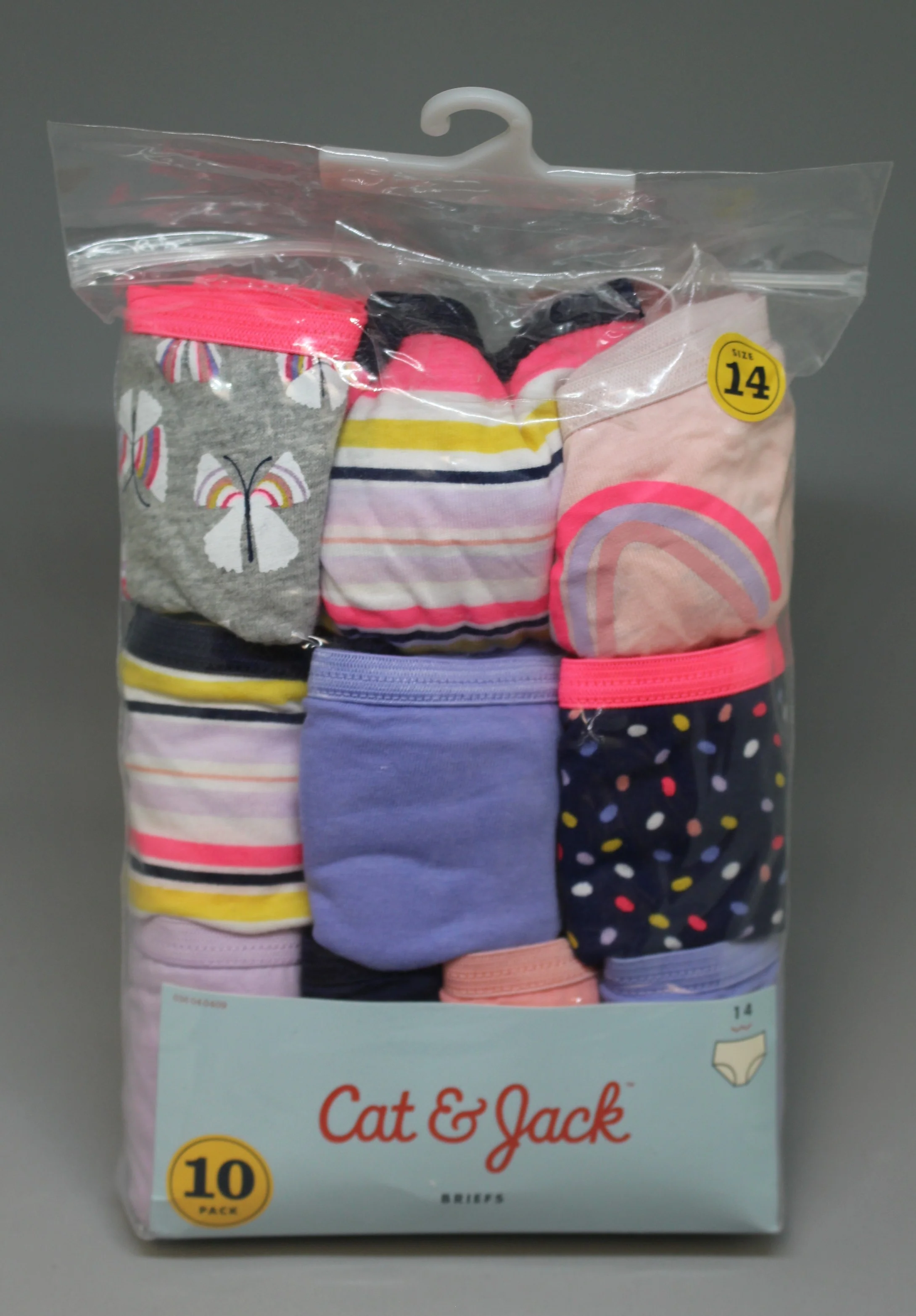 Cat & Jack Briefs 10 Pack Size 14