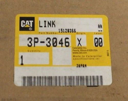 Caterpillar Connecting Track Shoe Link, PN 3P-3046, New - Image 2