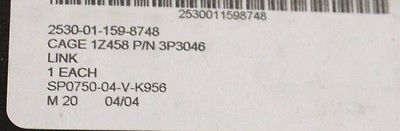Caterpillar Connecting Track Shoe Link, PN 3P-3046, New Damaged Box - Image 3