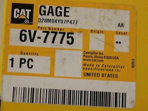 Caterpillar Dial Indicating Differential Gage, PN 6V7775, NSN 6685-01-476-1420 - Image 4