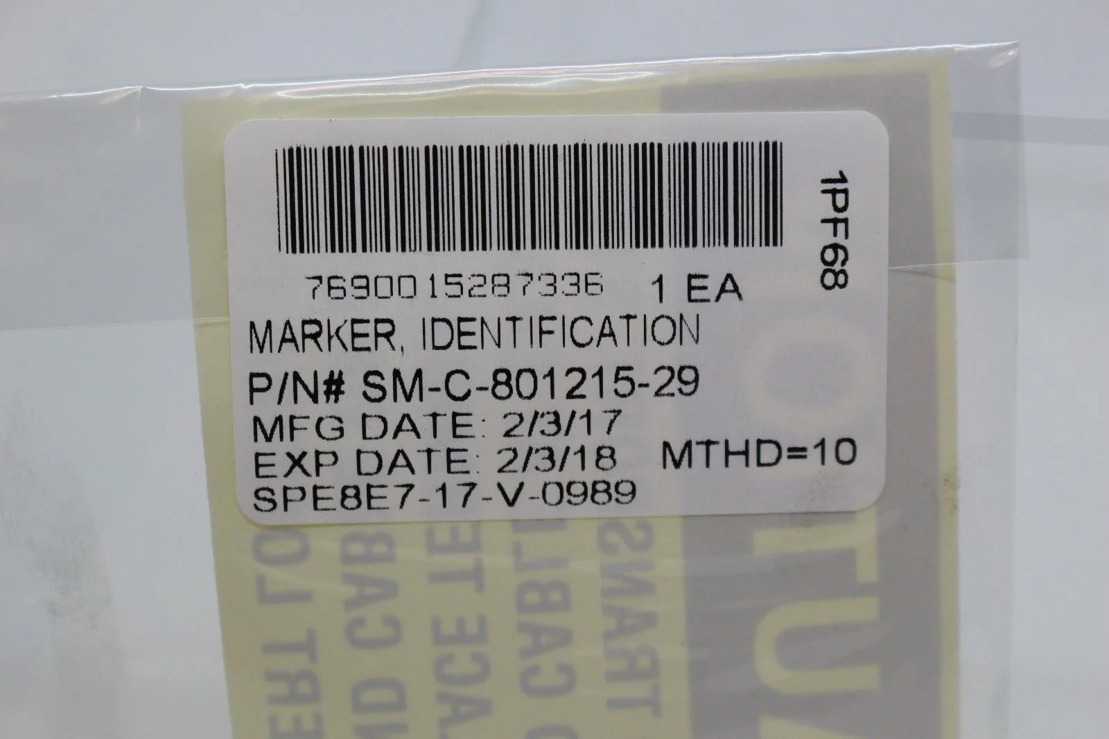 Caution Warning Decal, 7690-01-528-7336, SM-C-801215/29, Prior To Transport, New - Image 2