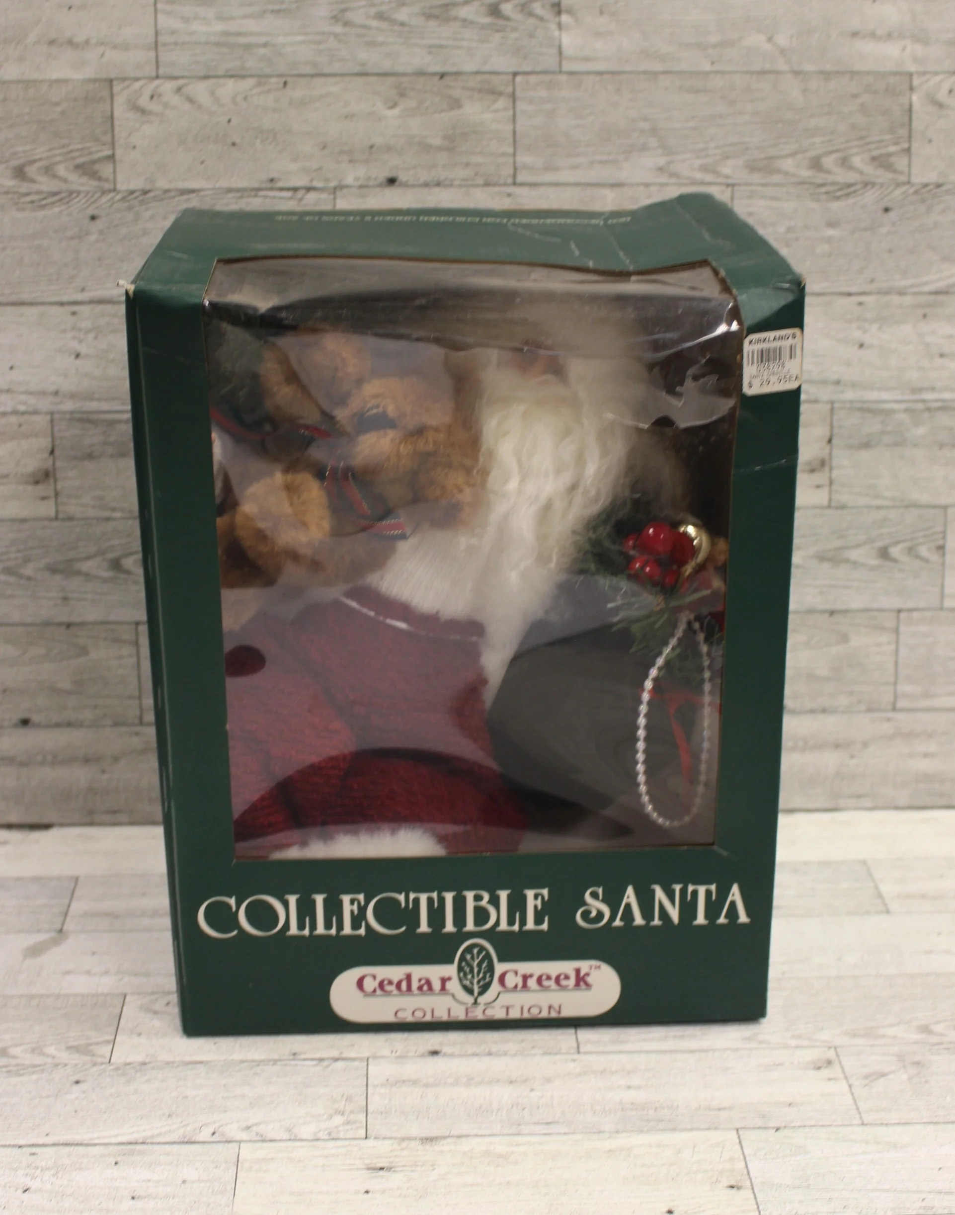 Cedar Creek Collectible Chenille Santa - Used - Image 2