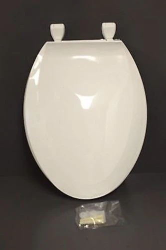 Centoco Solid Plastic Seat for Elongated Bowl, Box of 6, White, NEW!