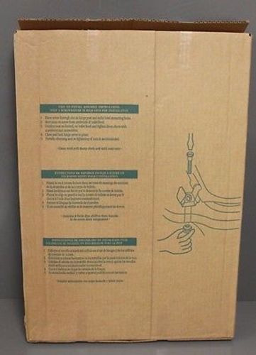 Centoco Solid Plastic Toilet Seat for Elongated Bowl - White - 1600 - New - Image 7
