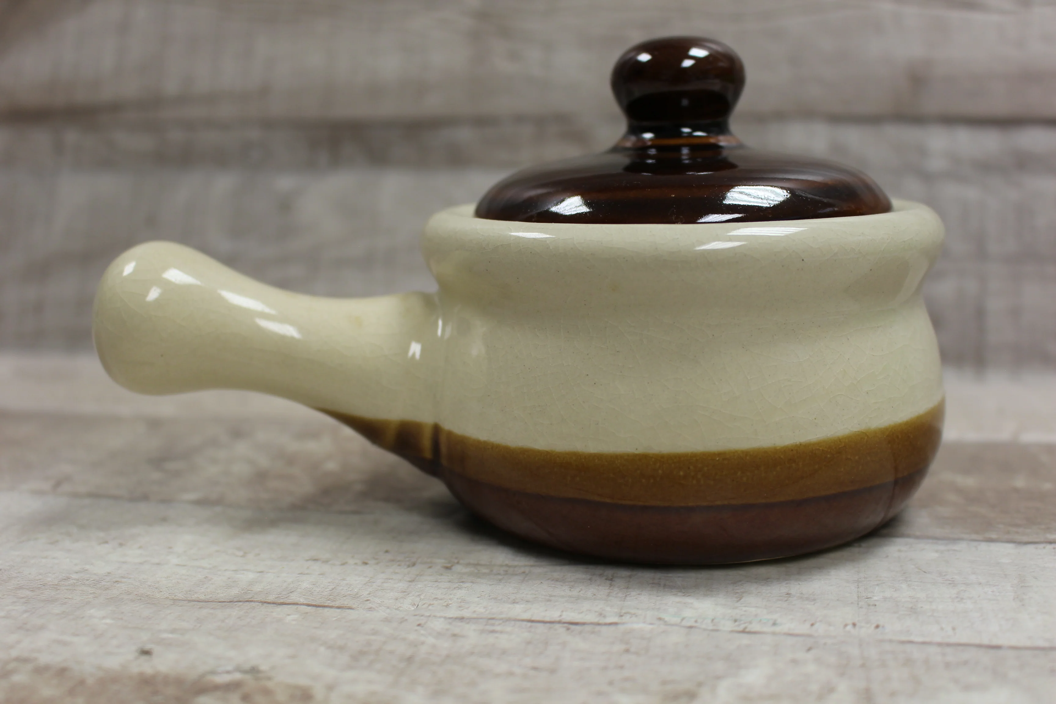 Ceramic Miniature Pot With Lid Cover For Decoration Design Pack Of 2 -Used - Image 3