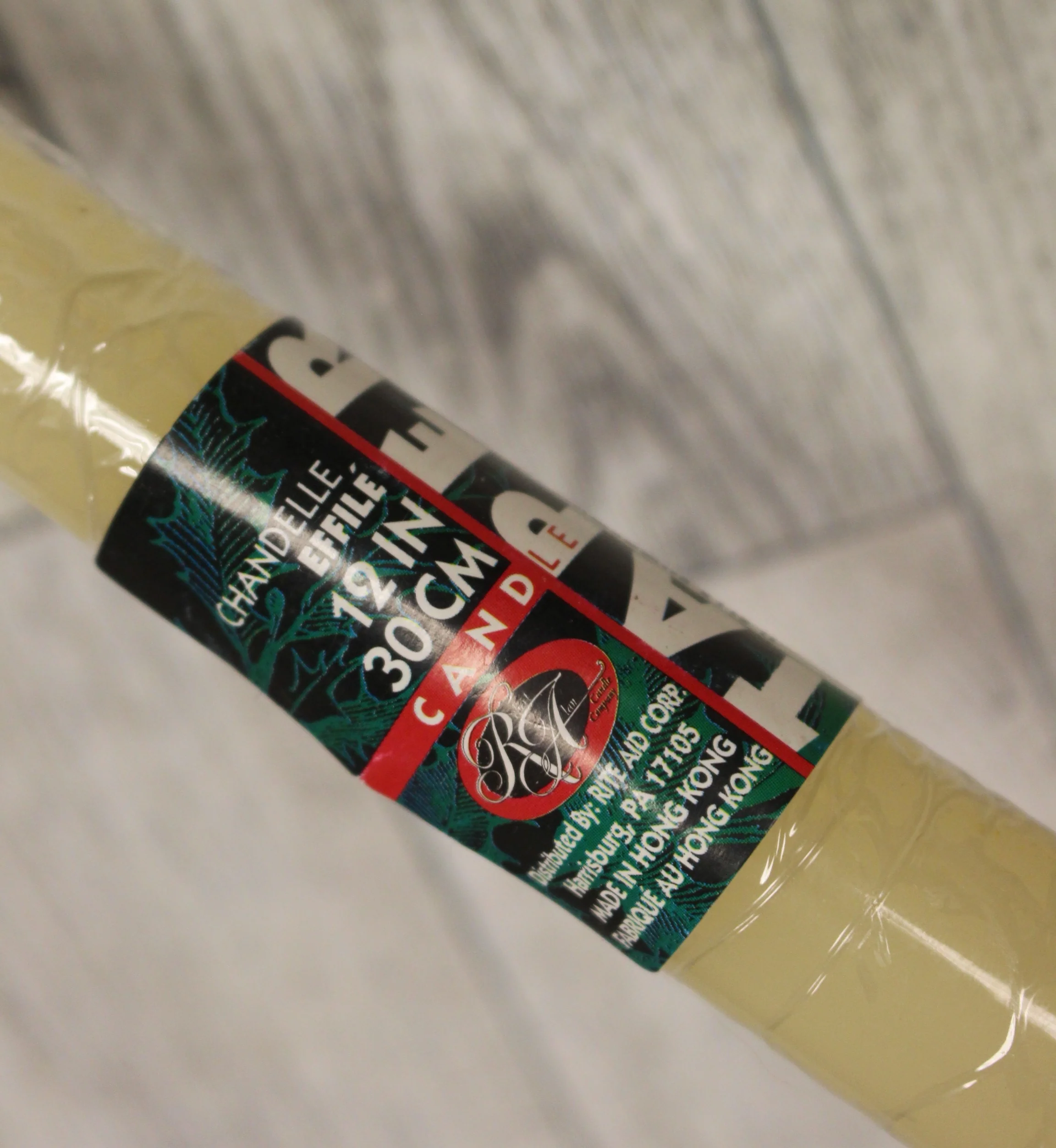 Chandelle Effile 12" Taper Candle - Cream - New - Image 2
