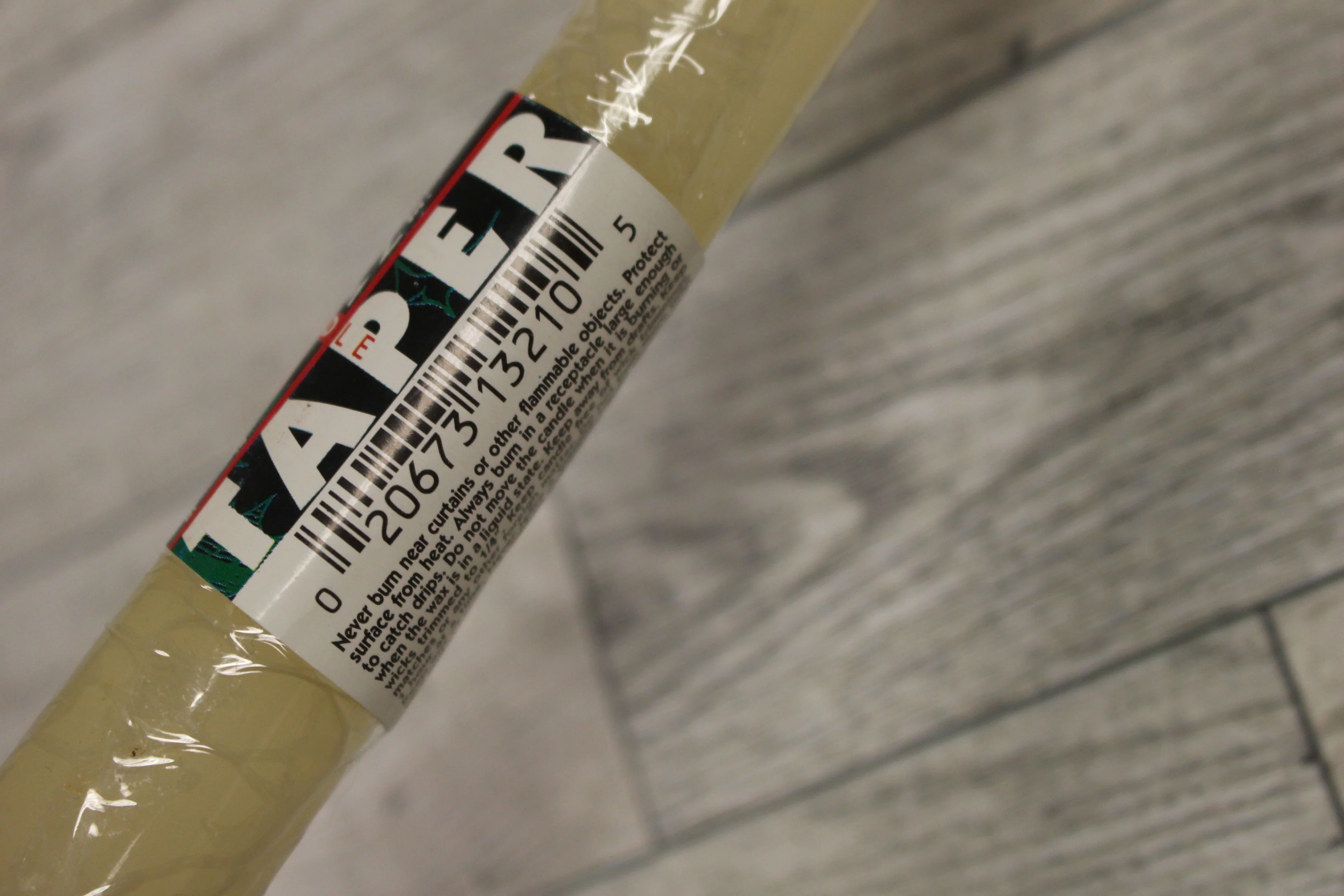 Chandelle Effile 12" Taper Candle - Cream - New - Image 3