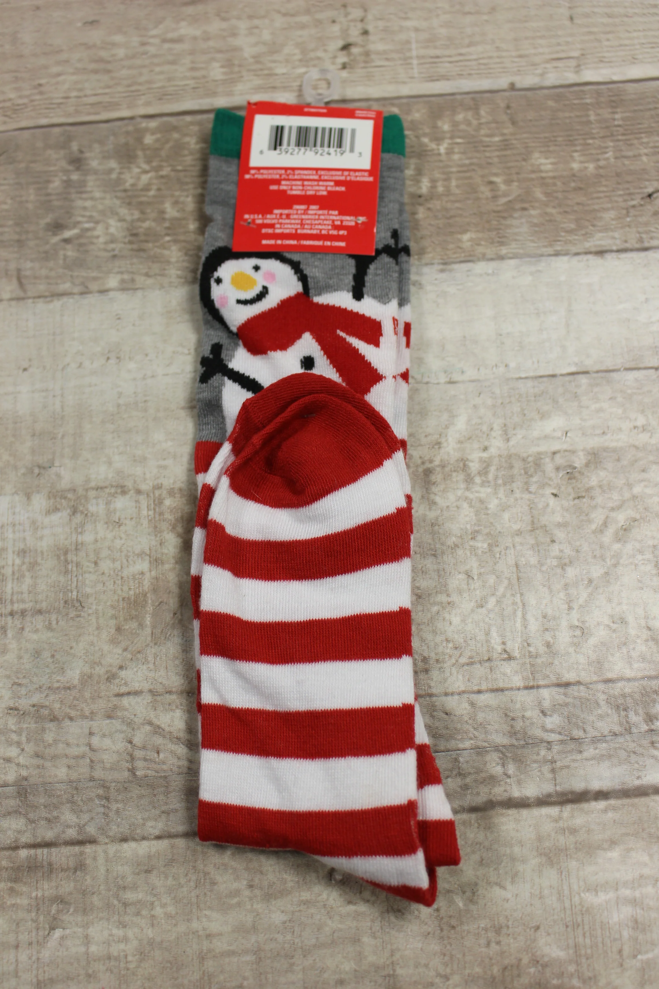 Christmas House Knee High Snowman Socks Sizes 5-9 -New - Image 2