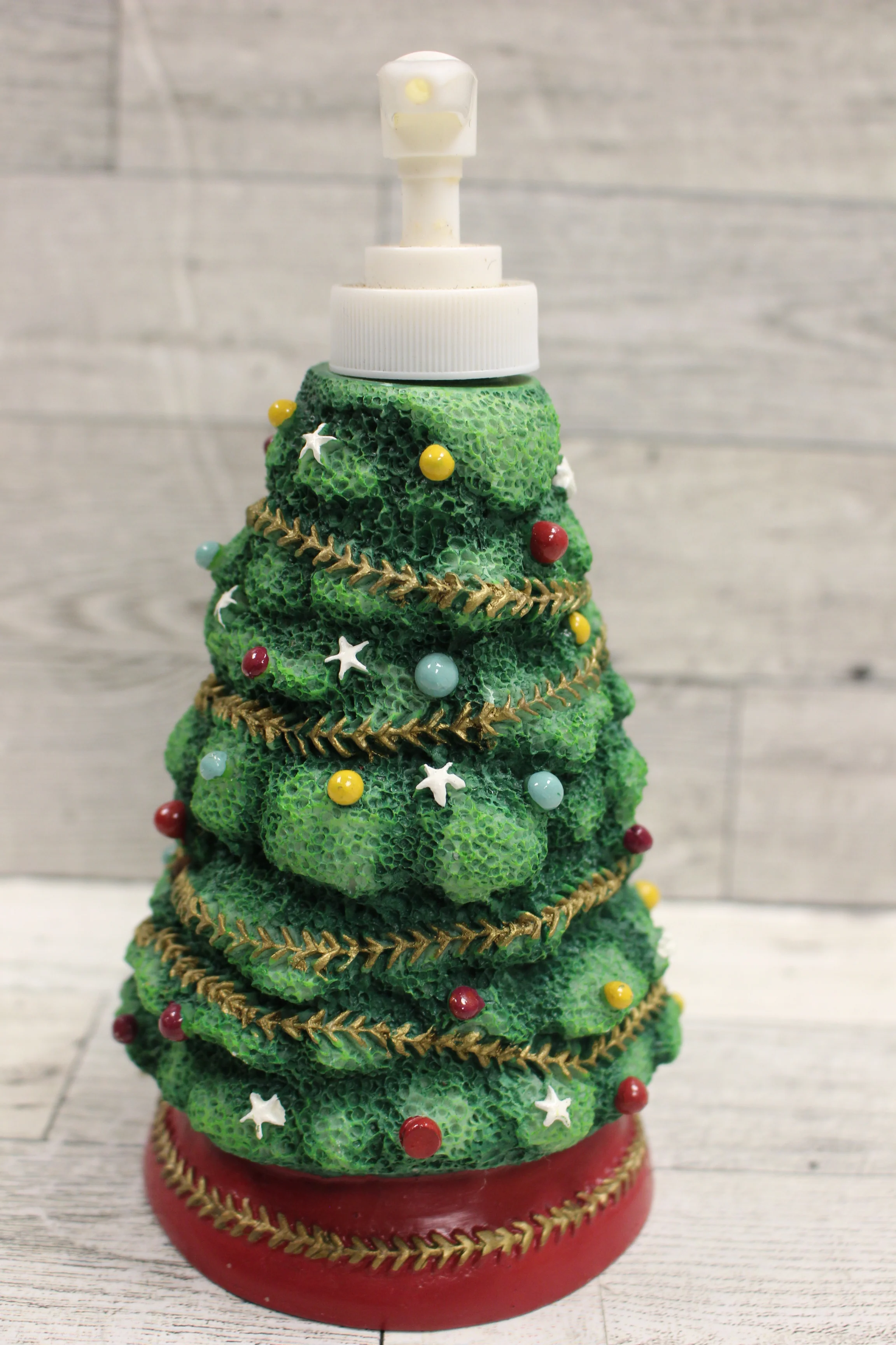 Christmas Tree Lotion Soap Dispenser - Used - Image 4
