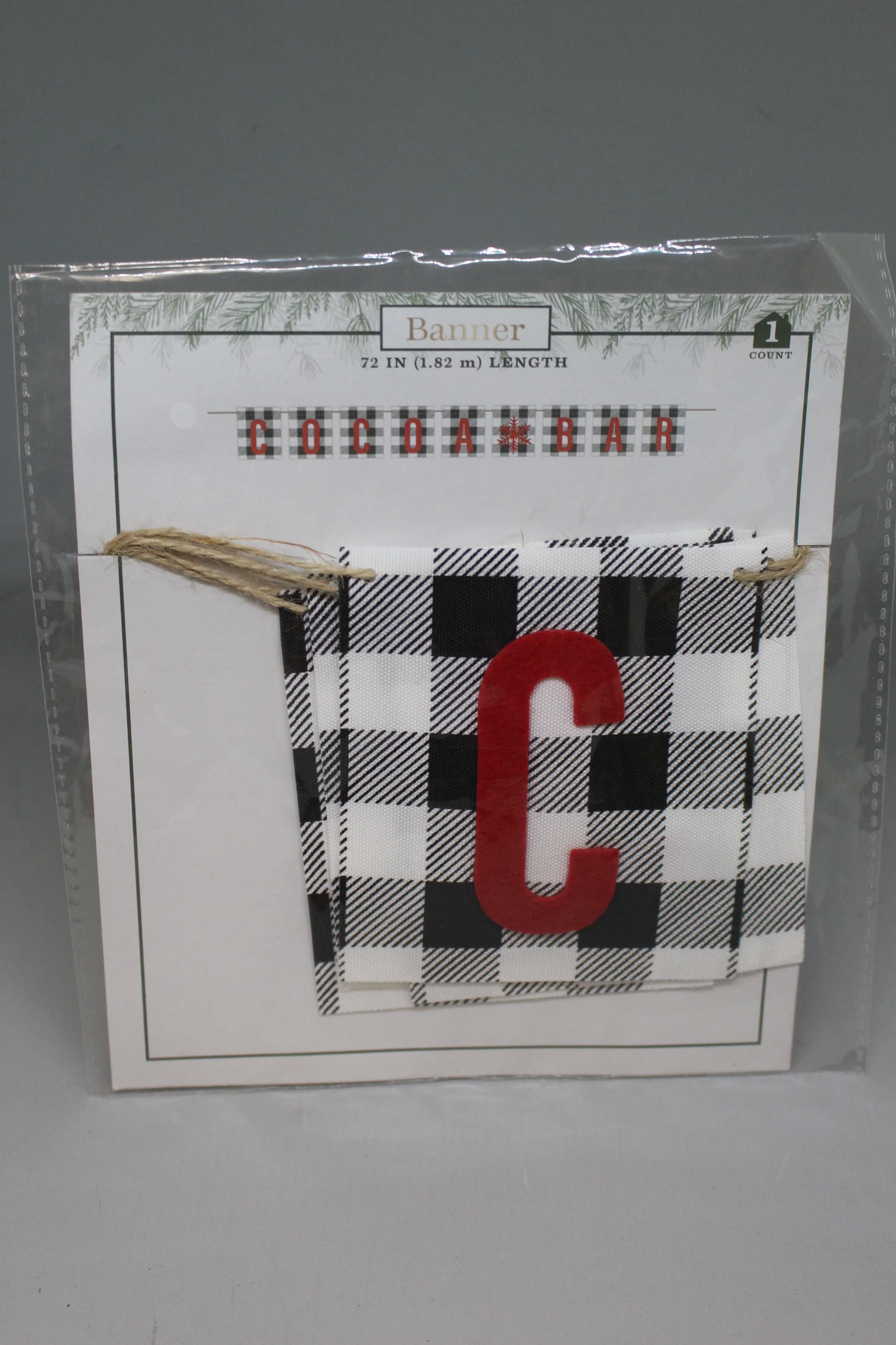 Cocoa Bar Winter Indoor Banner 72 Inch -New