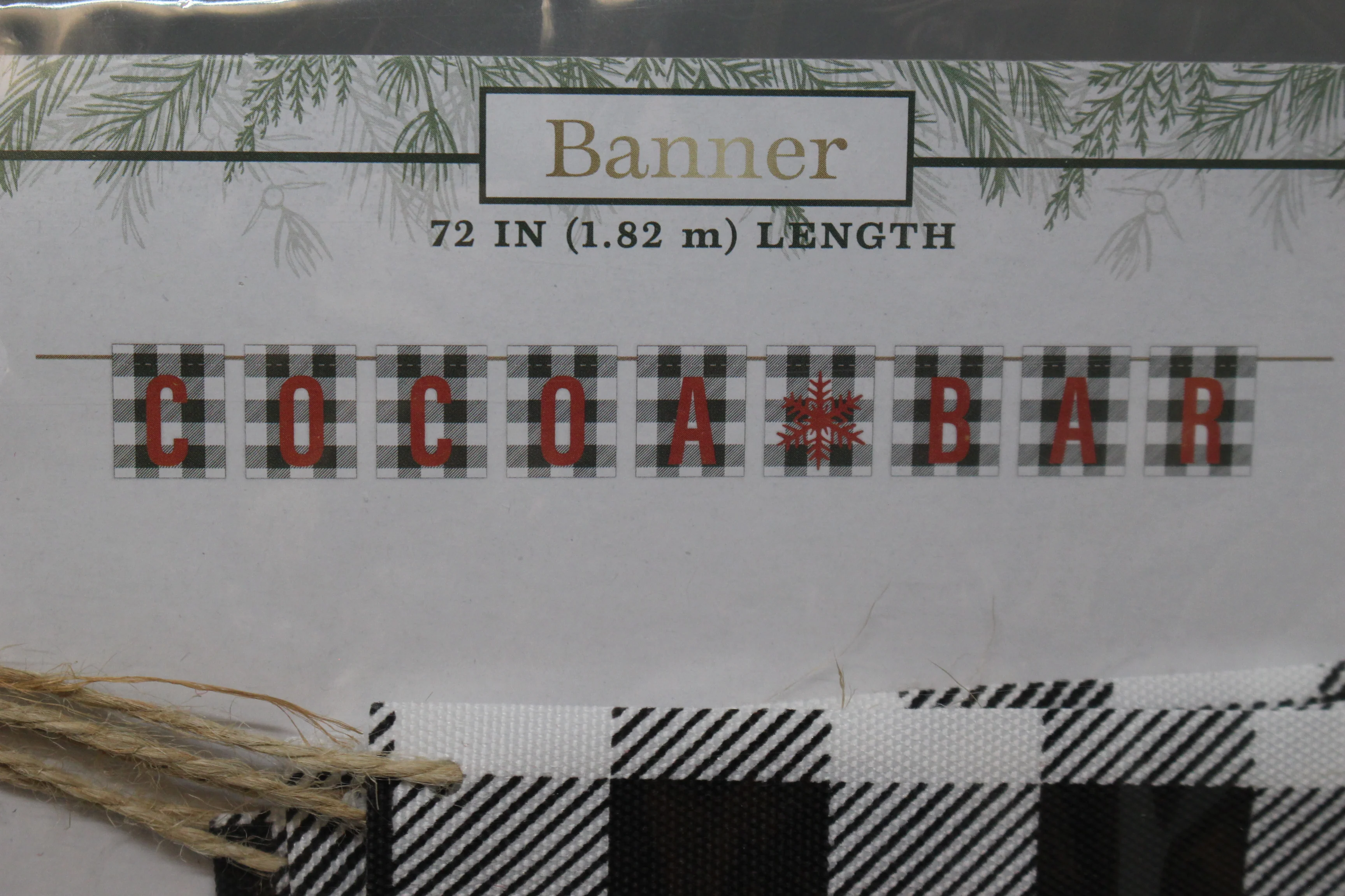 Cocoa Bar Winter Indoor Banner 72 Inch -New - Image 2