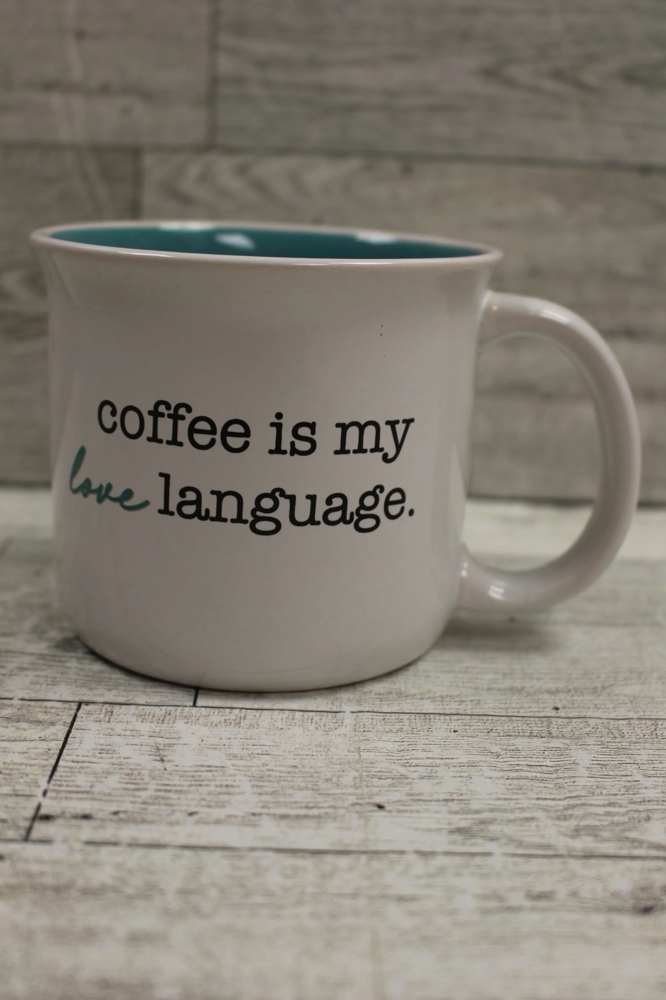 Coffee Is My Love Language Coffee Mug Cup -Used - Image 2