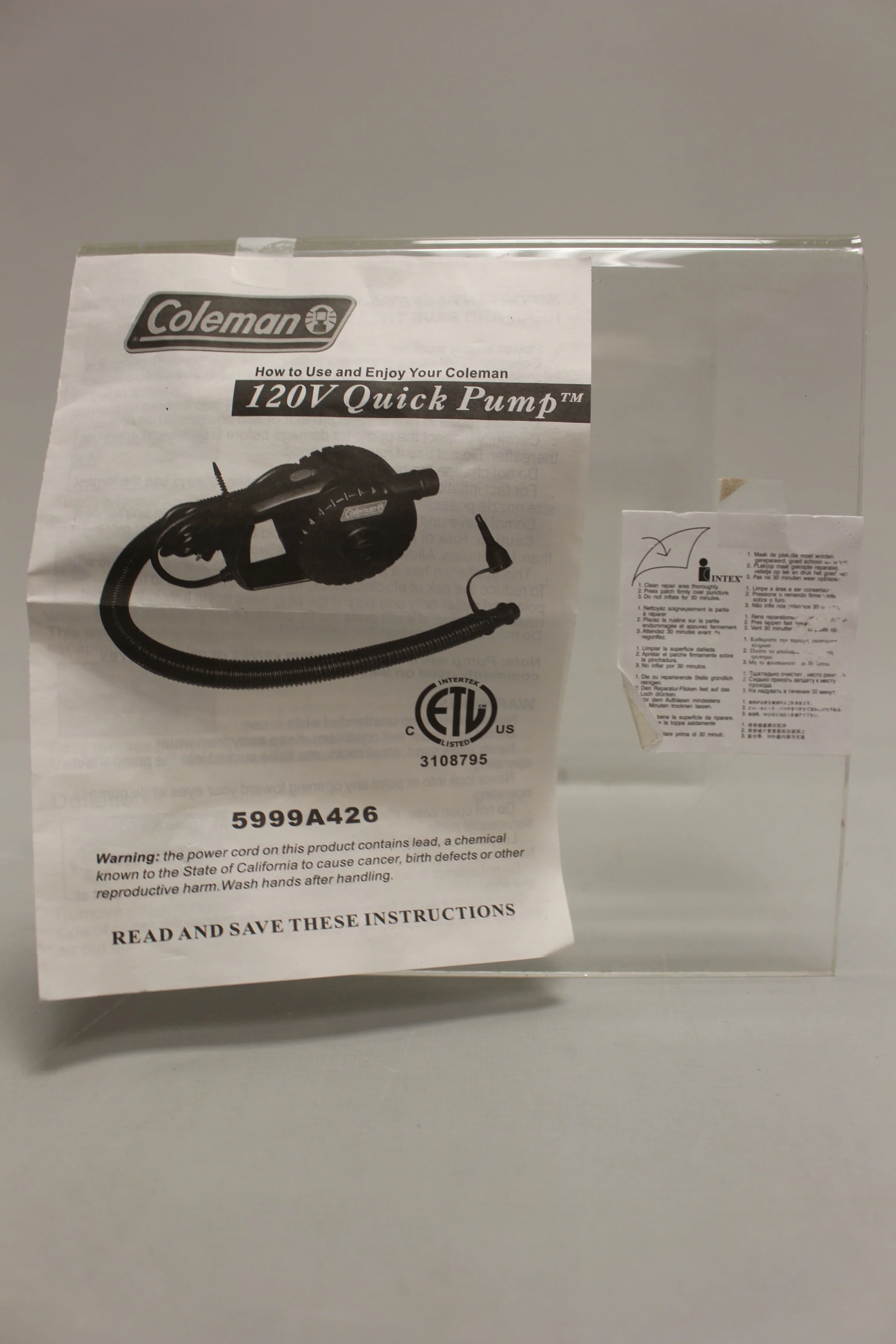 Coleman Electric 120V Quick Pump - Model 599A426 - Used - Image 8