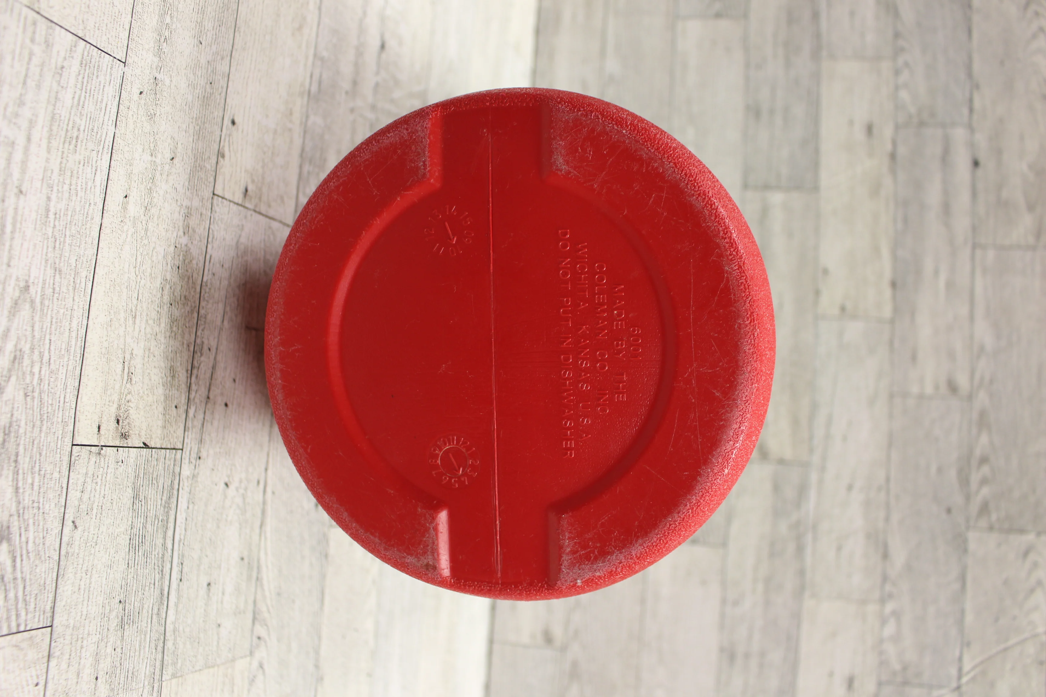 Coleman Half Gallon Red/White Water Drink Jug - #6001 - Red/White - Used - Image 11