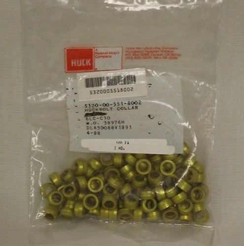 Collar Pin-Rivets, NSN 5320-00-551-8002, P/N 6LC-C10, NEW!