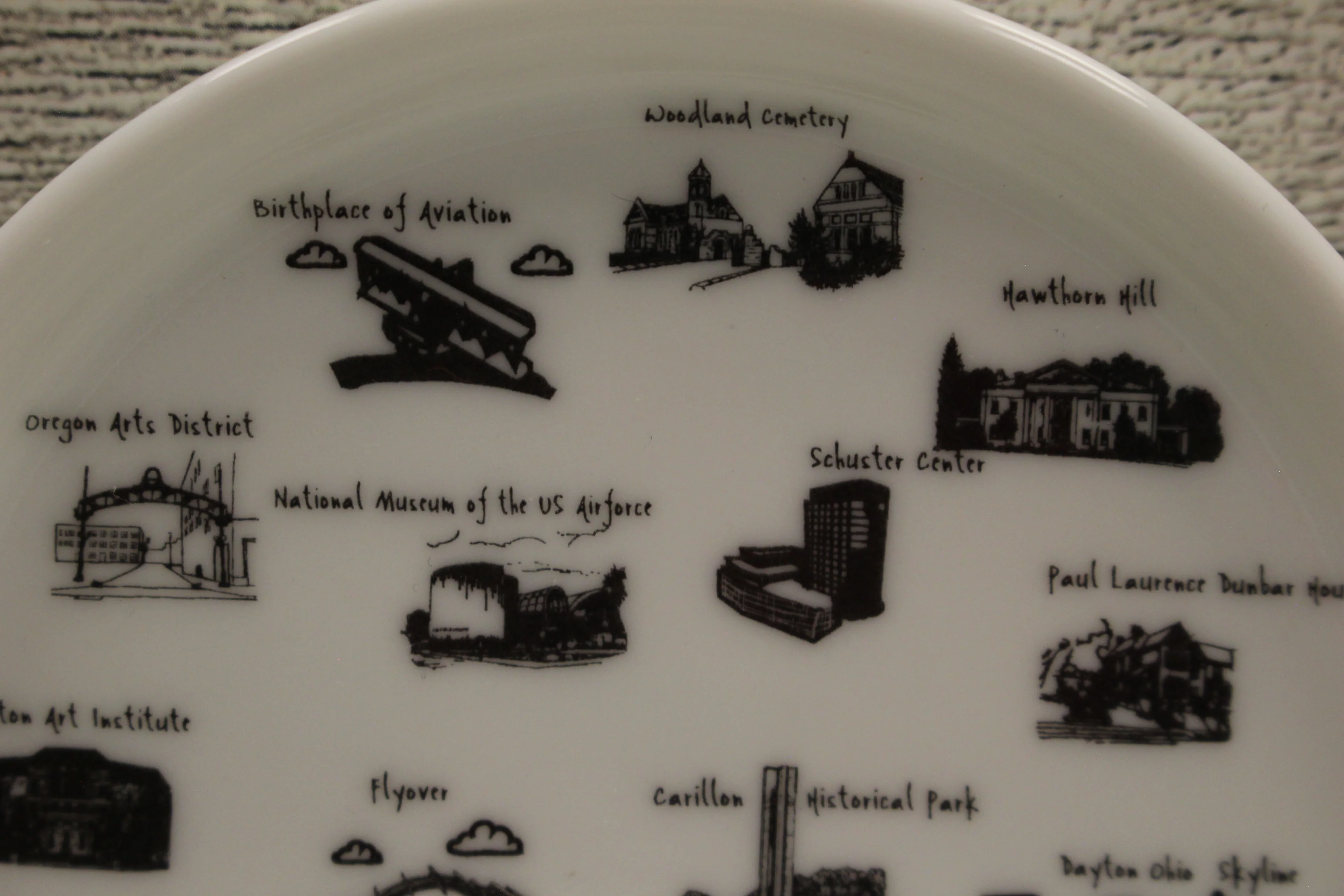 Collectible "Dayton Ohio" Ceramic Coaster - Used - Image 4