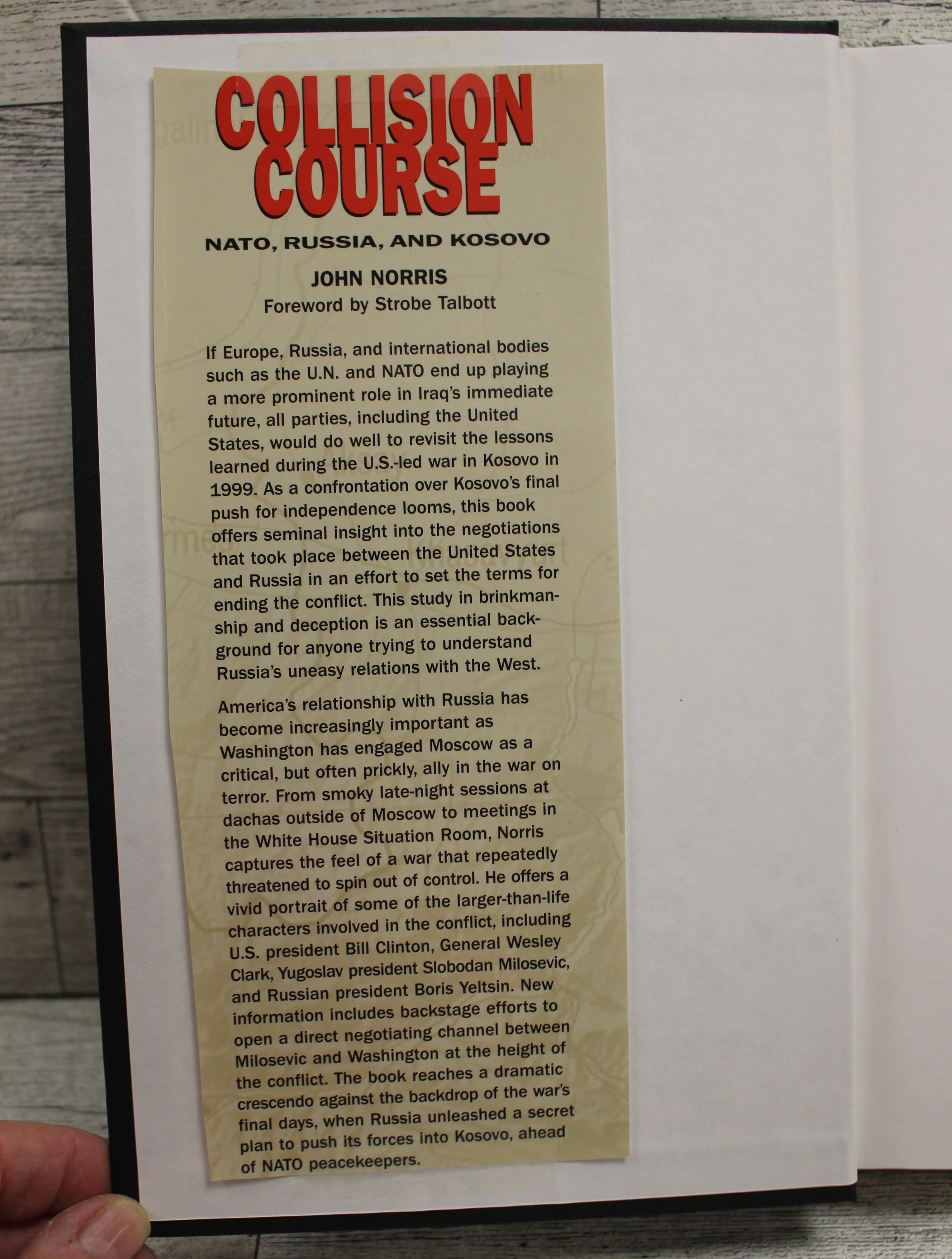 Collision Course - John Norris - Nato, Russia, and Kosovo - Used - Image 3