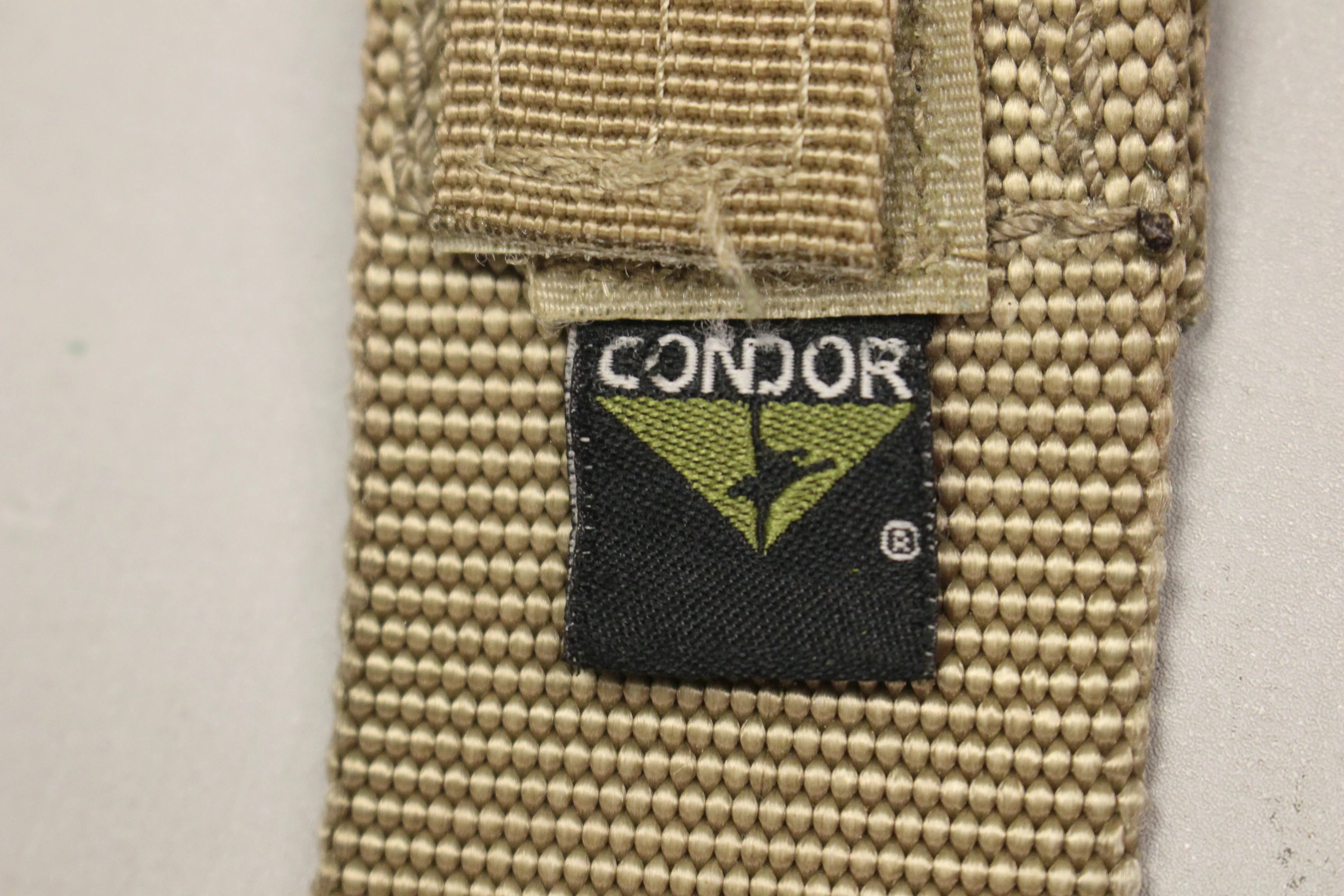 Condor Tactical Nylon Webbing Rigger Belt - Length: 48"- Tan - Used - Image 4