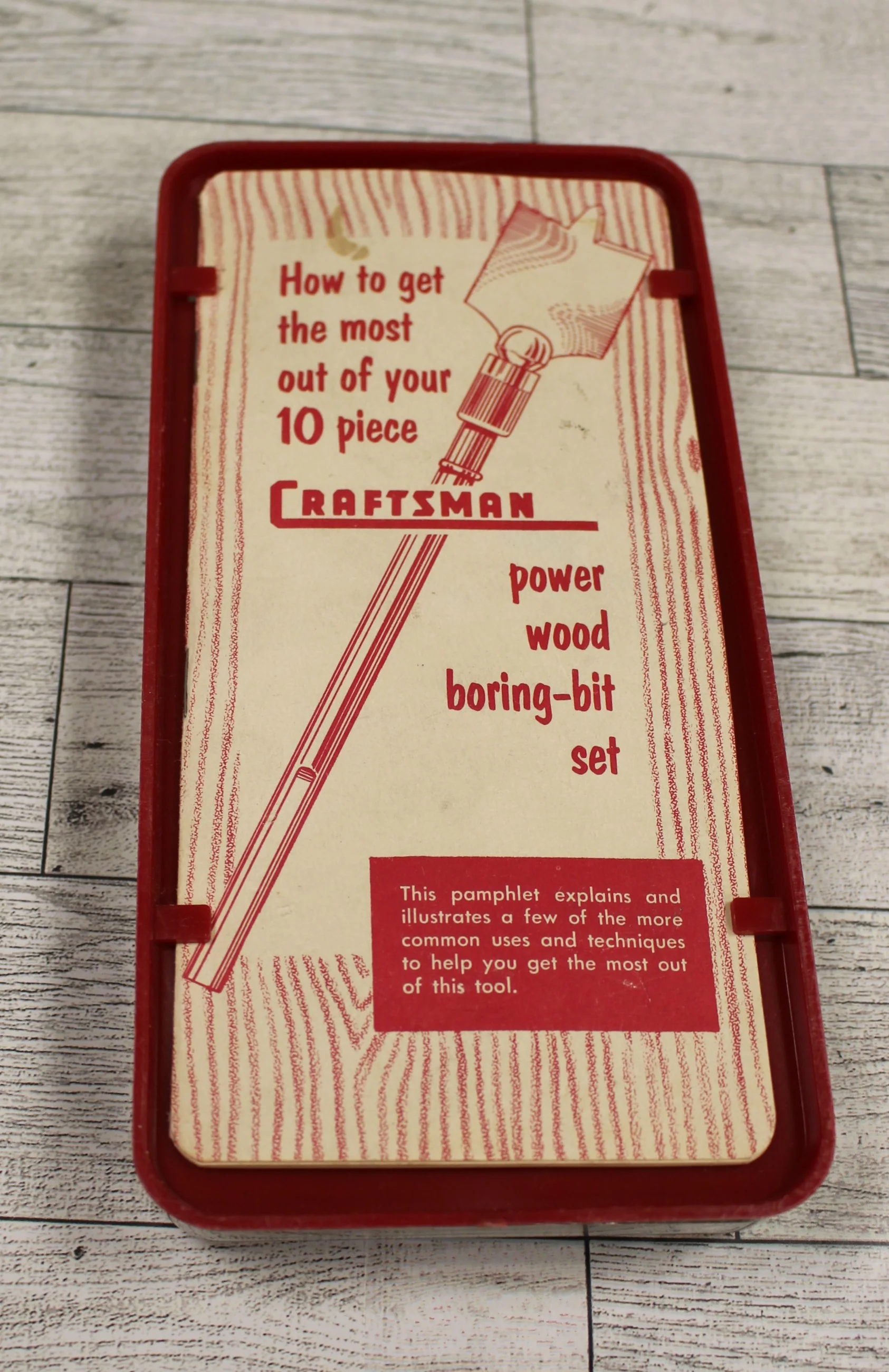 Craftsman 10 Piece Wood Boring Bits Set - Used - Image 3