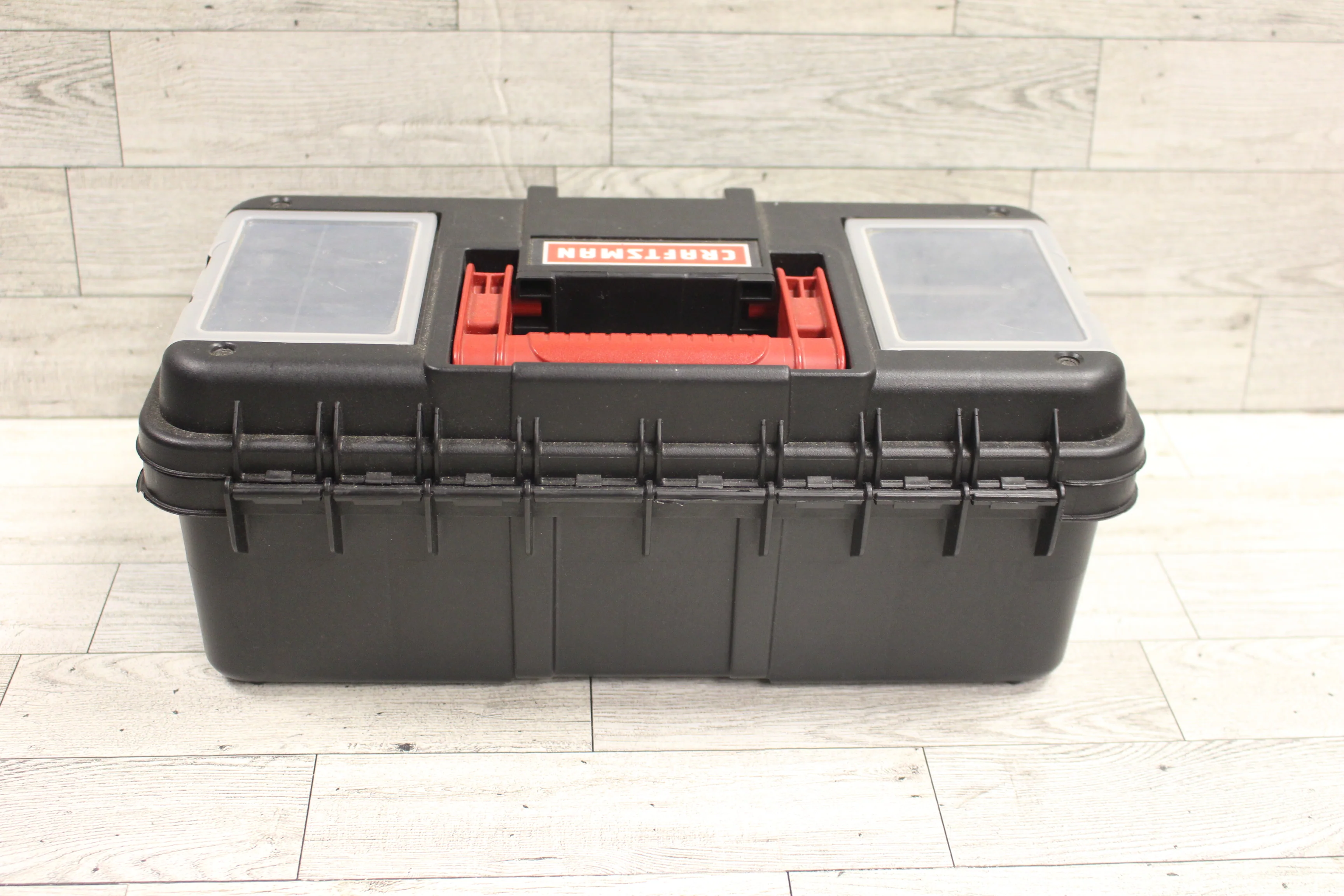 CRAFTSMAN 13" Black Plastic Tool Tackle Box w/Removeable Tote Tray - 952013 -New - Image 4